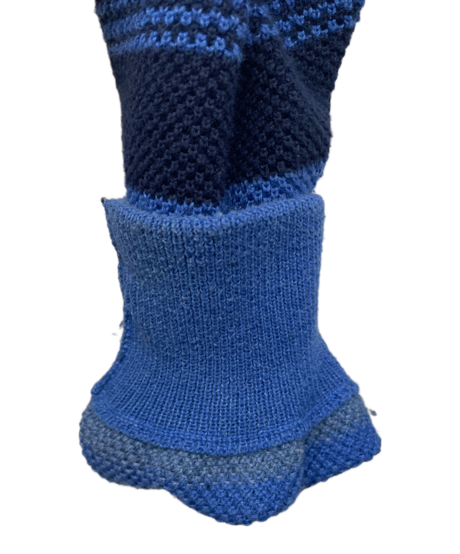 中古・古着通販】yardsale (ヤードセール) ボーダーニット ブルー