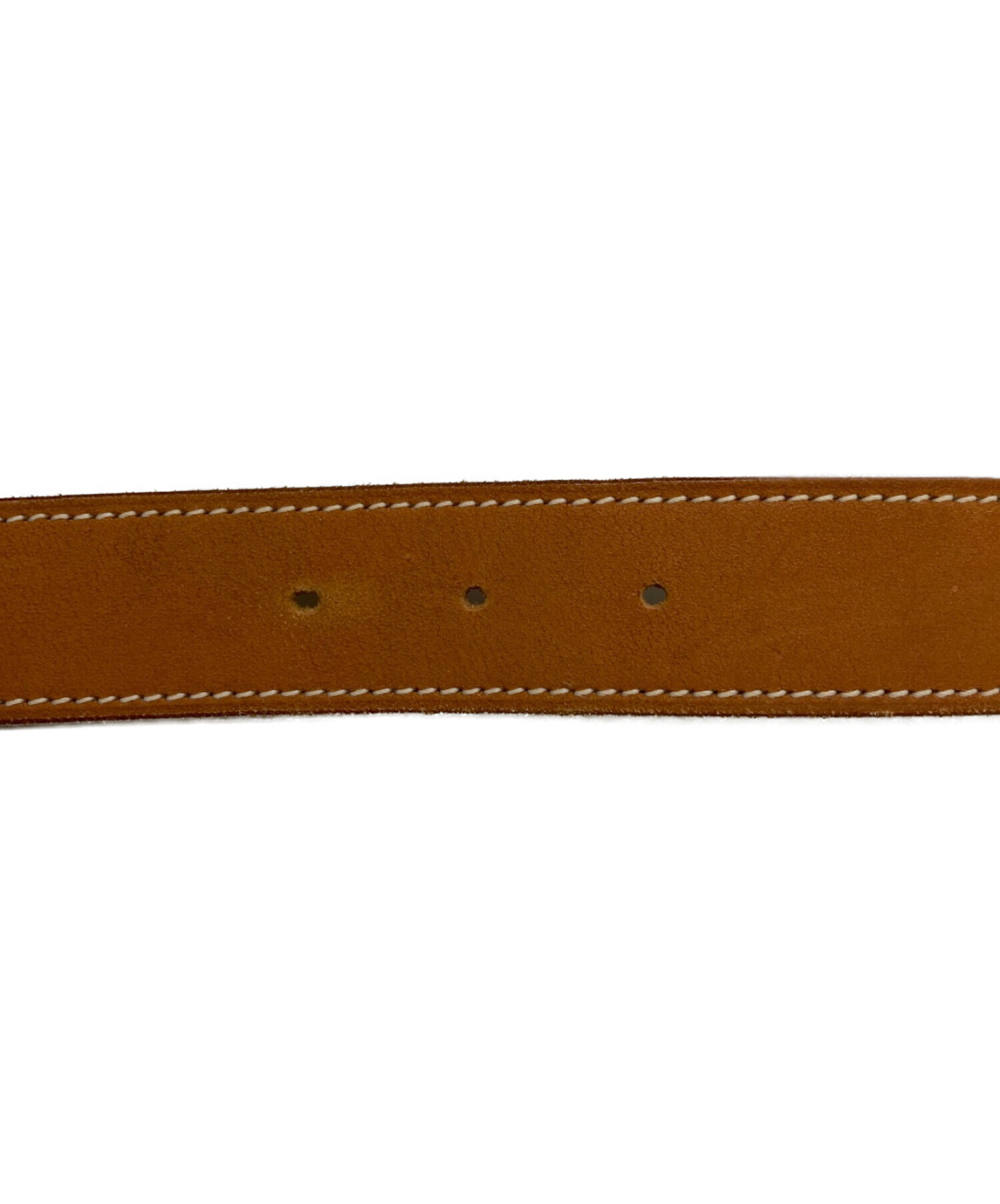 中古・古着通販】HERMES (エルメス) レザーベルト ナチュラル