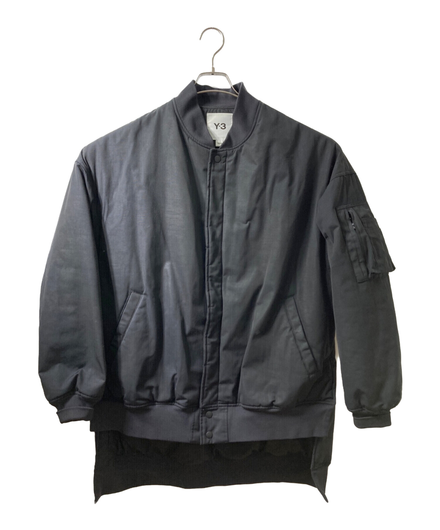 中古・古着通販】Y-3 (ワイスリー) ボンバージャケット ブラック