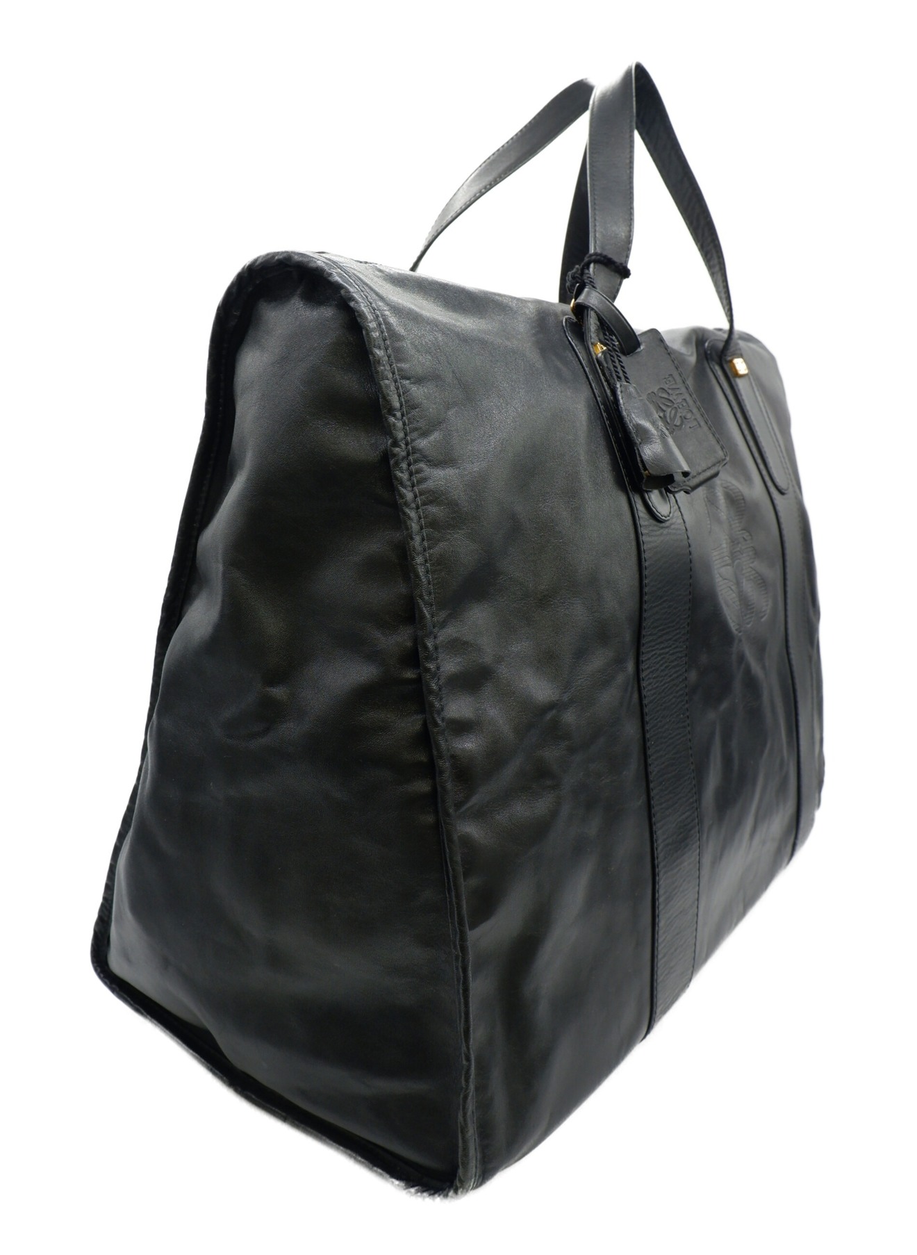 中古・古着通販】LOEWE (ロエベ) ボストンバッグ ブラック｜ブランド