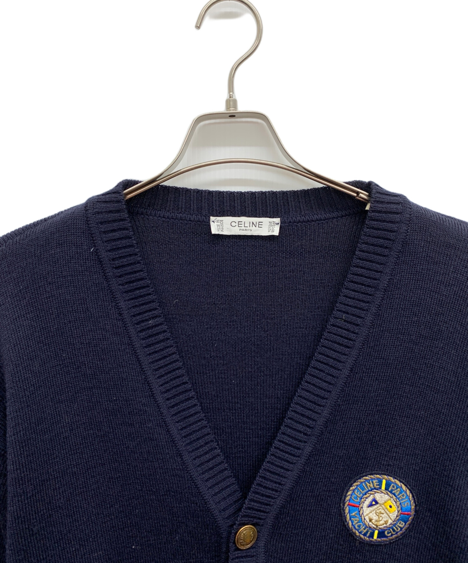 中古・古着通販】CELINE (セリーヌ) ウールニットカーディガン