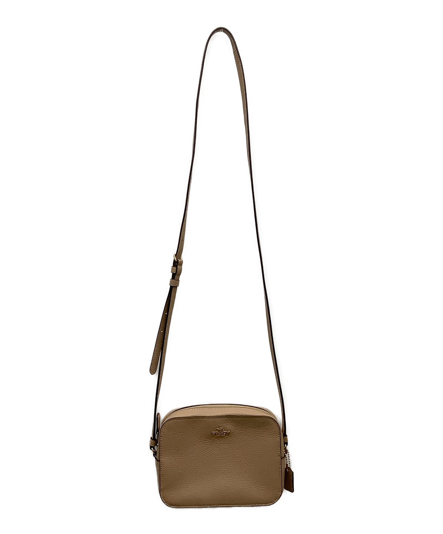 中古・古着通販】COACH (コーチ) ショルダーバッグ ベージュ｜ブランド