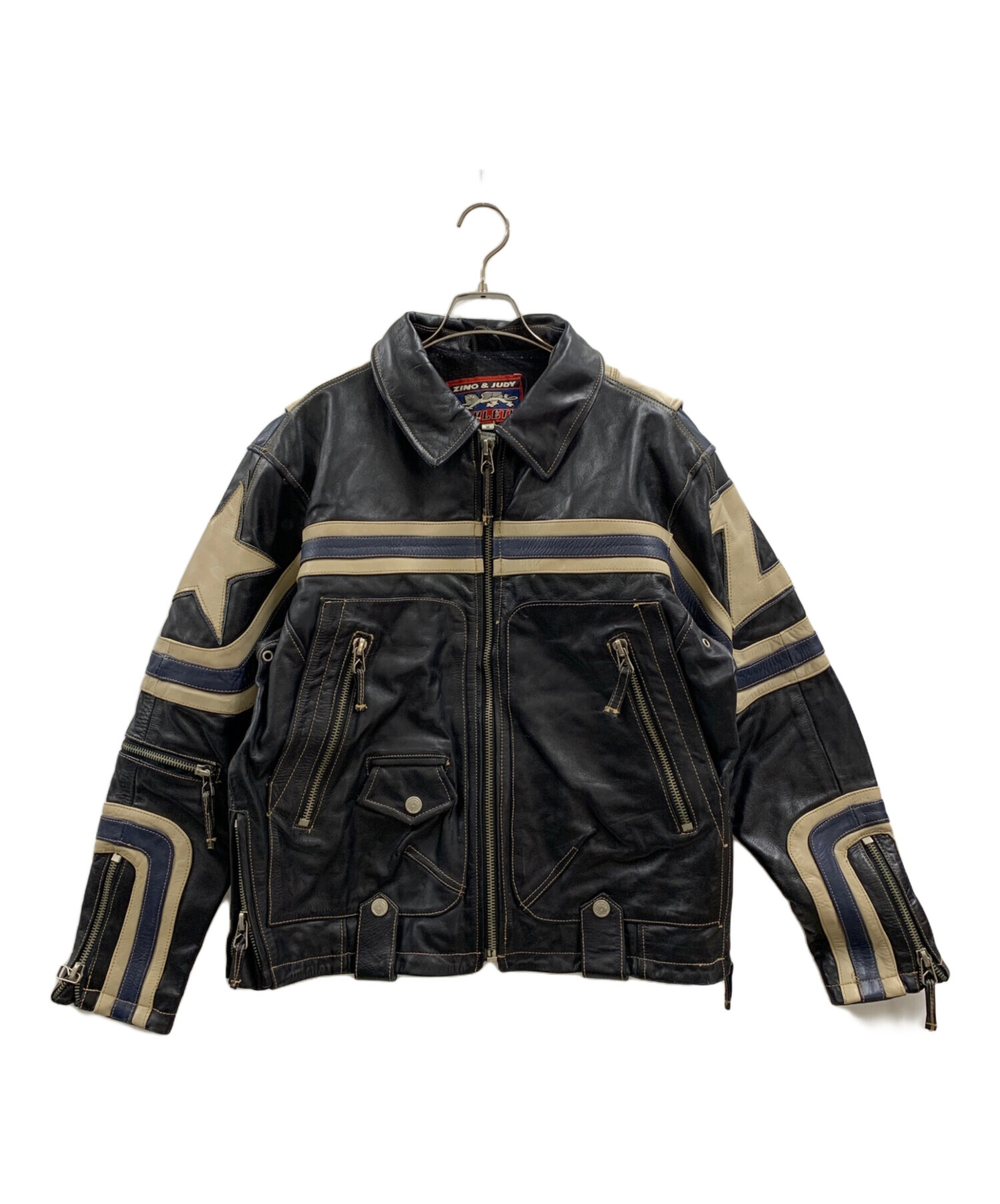 中古・古着通販】ZINO&JUDY (ZINO＆JUDY) ZINO&JUDY レザージャケット