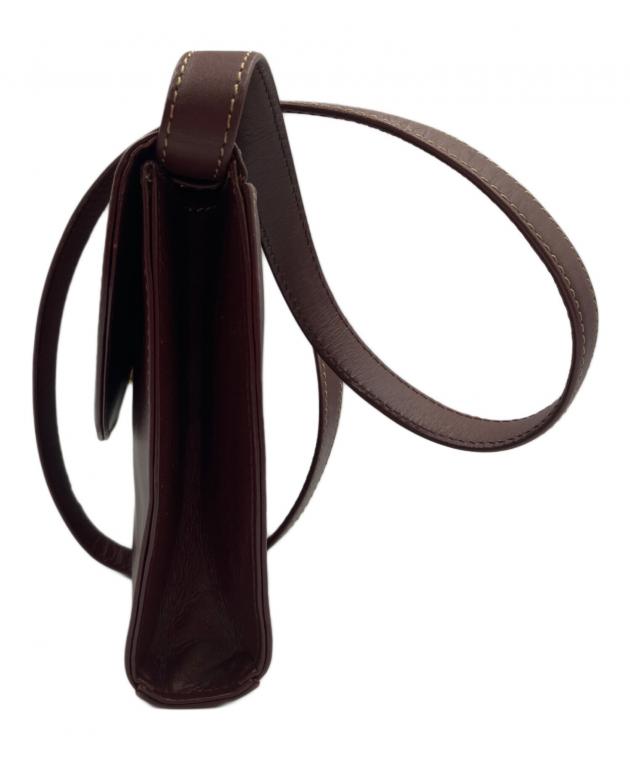 中古・古着通販】Cartier (カルティエ) フラップショルダーバッグ