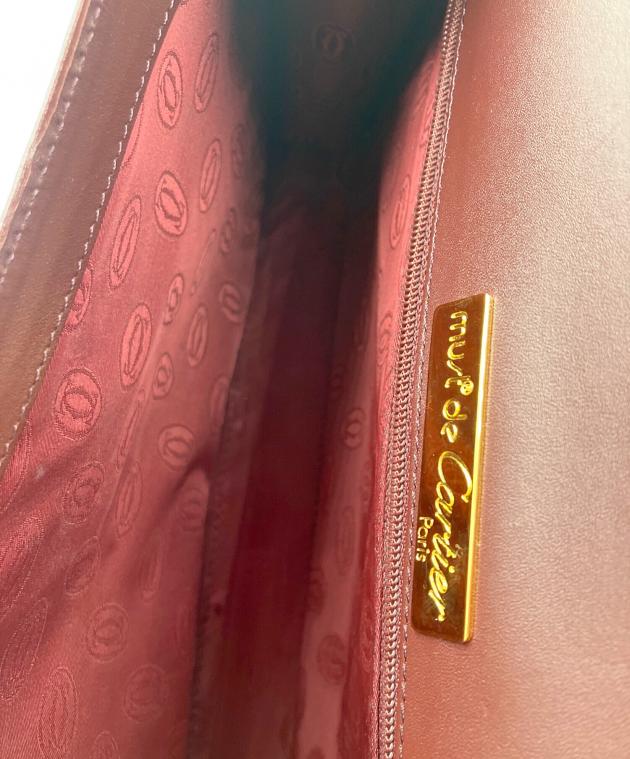 中古・古着通販】Cartier (カルティエ) フラップショルダーバッグ