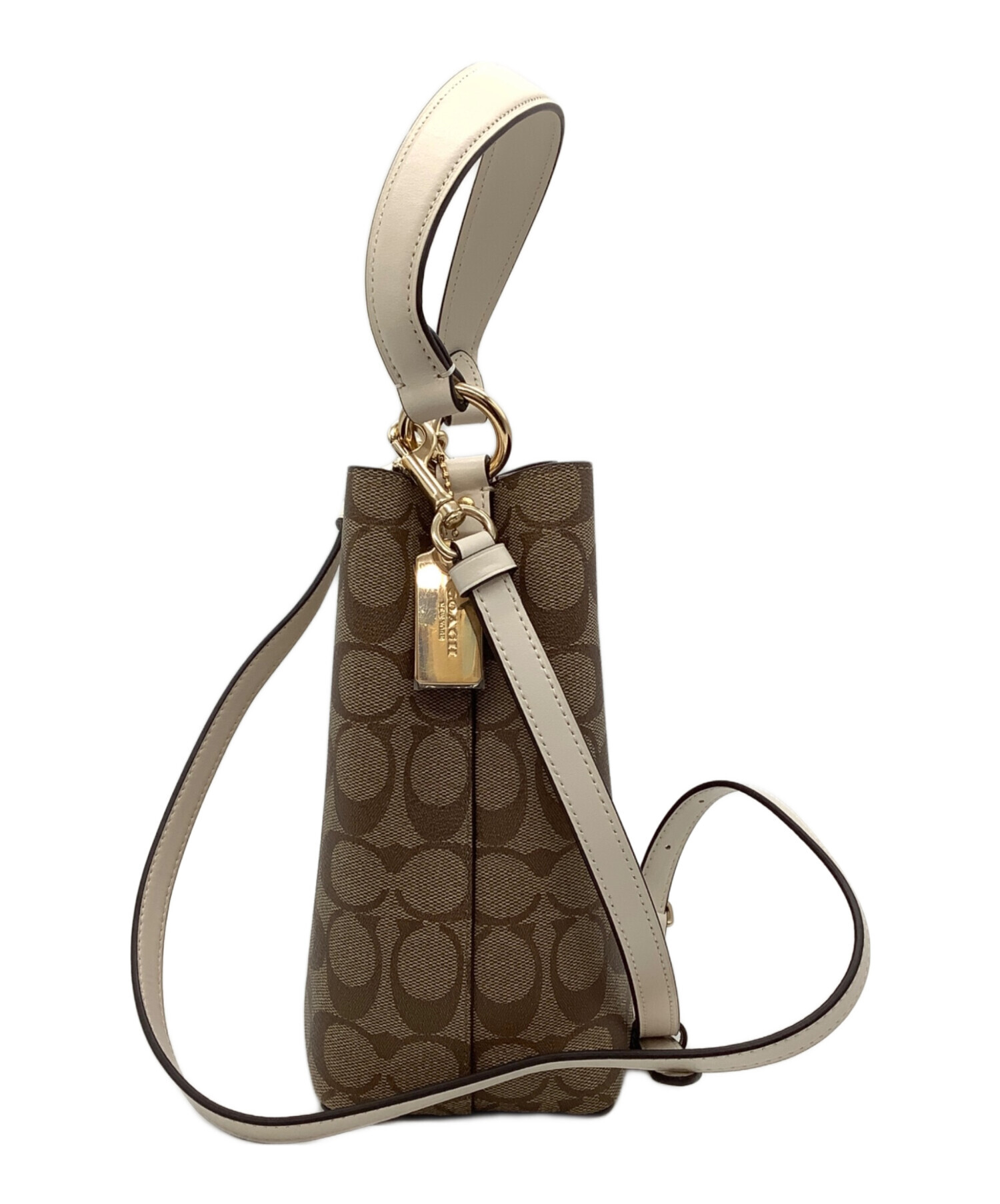 中古・古着通販】COACH (コーチ) シグネチャー 2WAY ショルダーバッグ