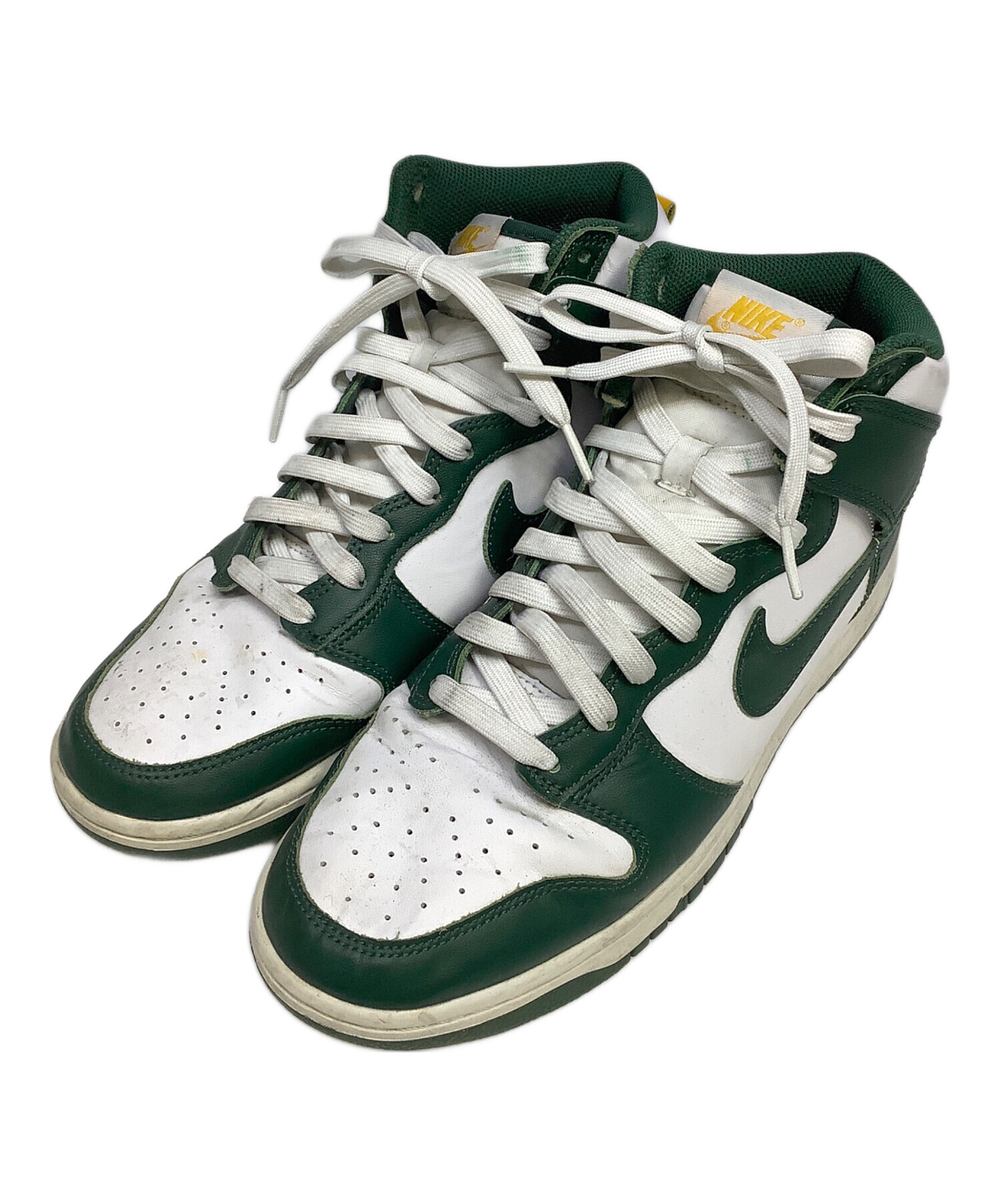 中古・古着通販】NIKE (ナイキ) ハイカットスニーカー グリーン