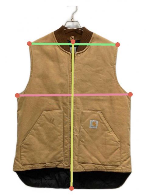 中古・古着通販】CarHartt (カーハート) ダックベスト ベージュ サイズ