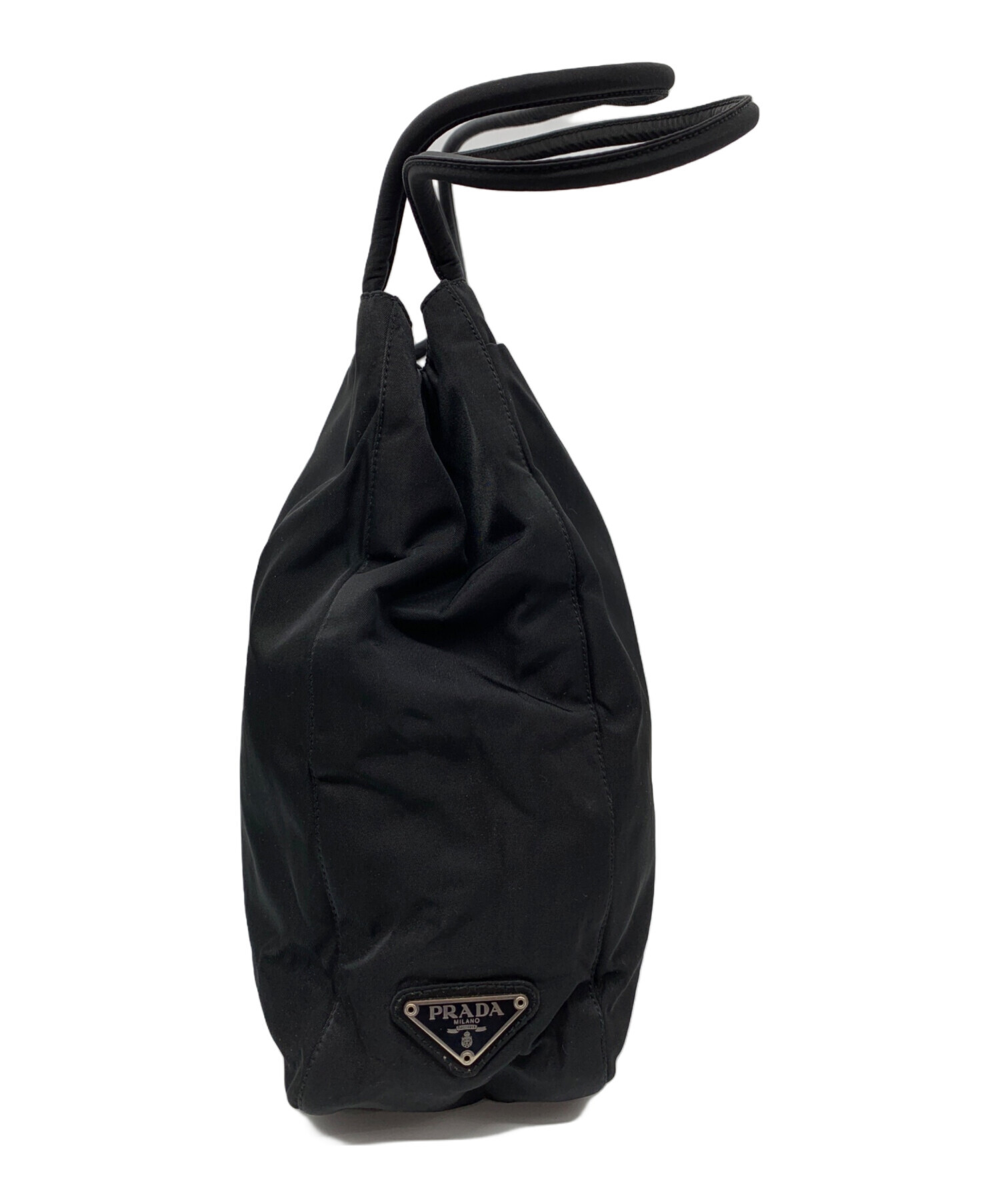 中古・古着通販】PRADA (プラダ) ナイロンハンドバッグ ブラック