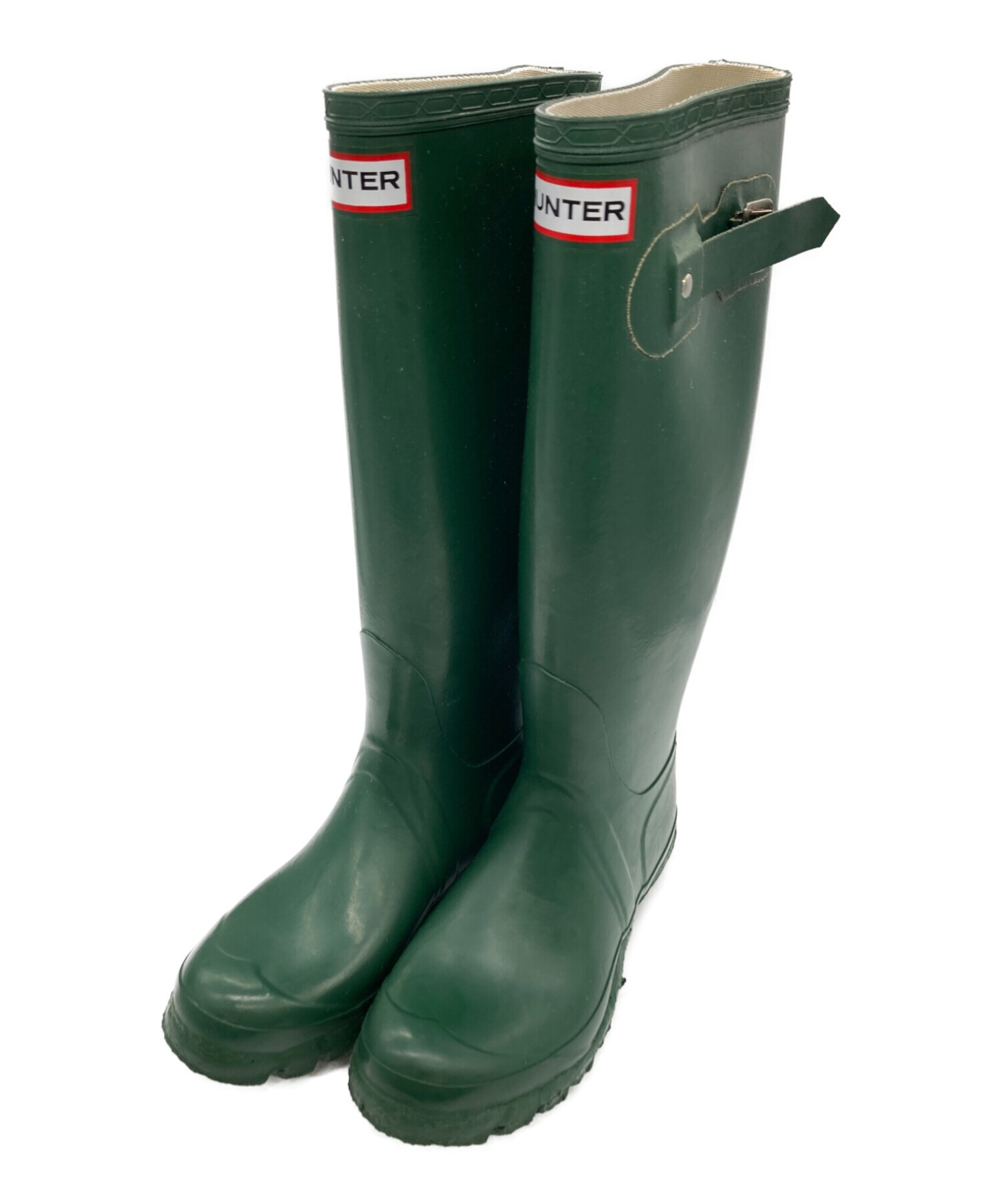 HUNTER 長靴 オリーブグリーン UK8 日本サイズ26.5cm 未使用