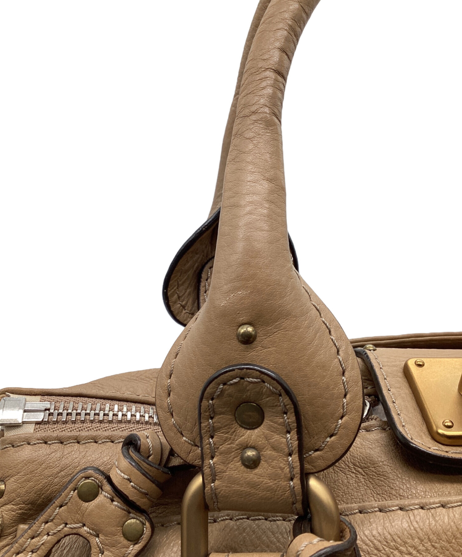 中古・古着通販】Chloe (クロエ) パディントン ハンドバッグ ブラウン