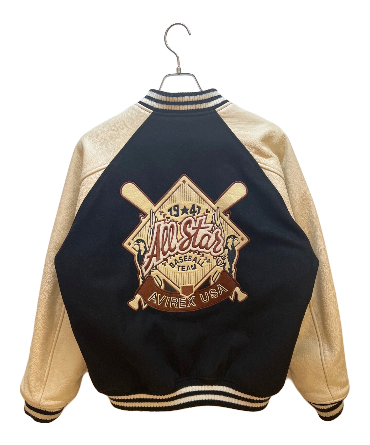 中古・古着通販】AVIREX (アヴィレックス) スタジャン ネイビー