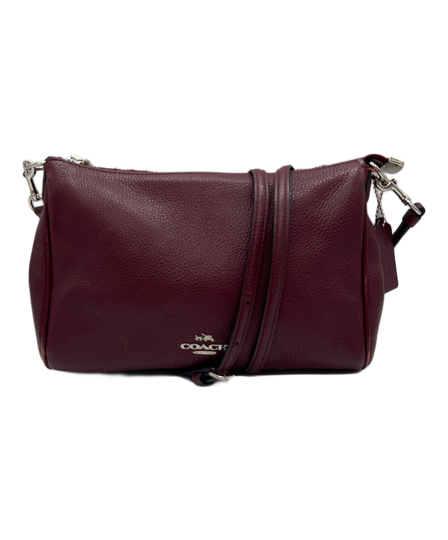 中古・古着通販】COACH (コーチ) ショルダーバッグ ボルドー｜ブランド