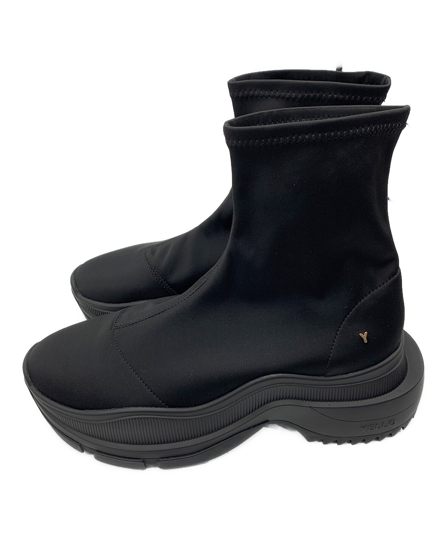 中古・古着通販】YELLO (イエロー) DOUBLE SNEAKER SHORT BOOTS