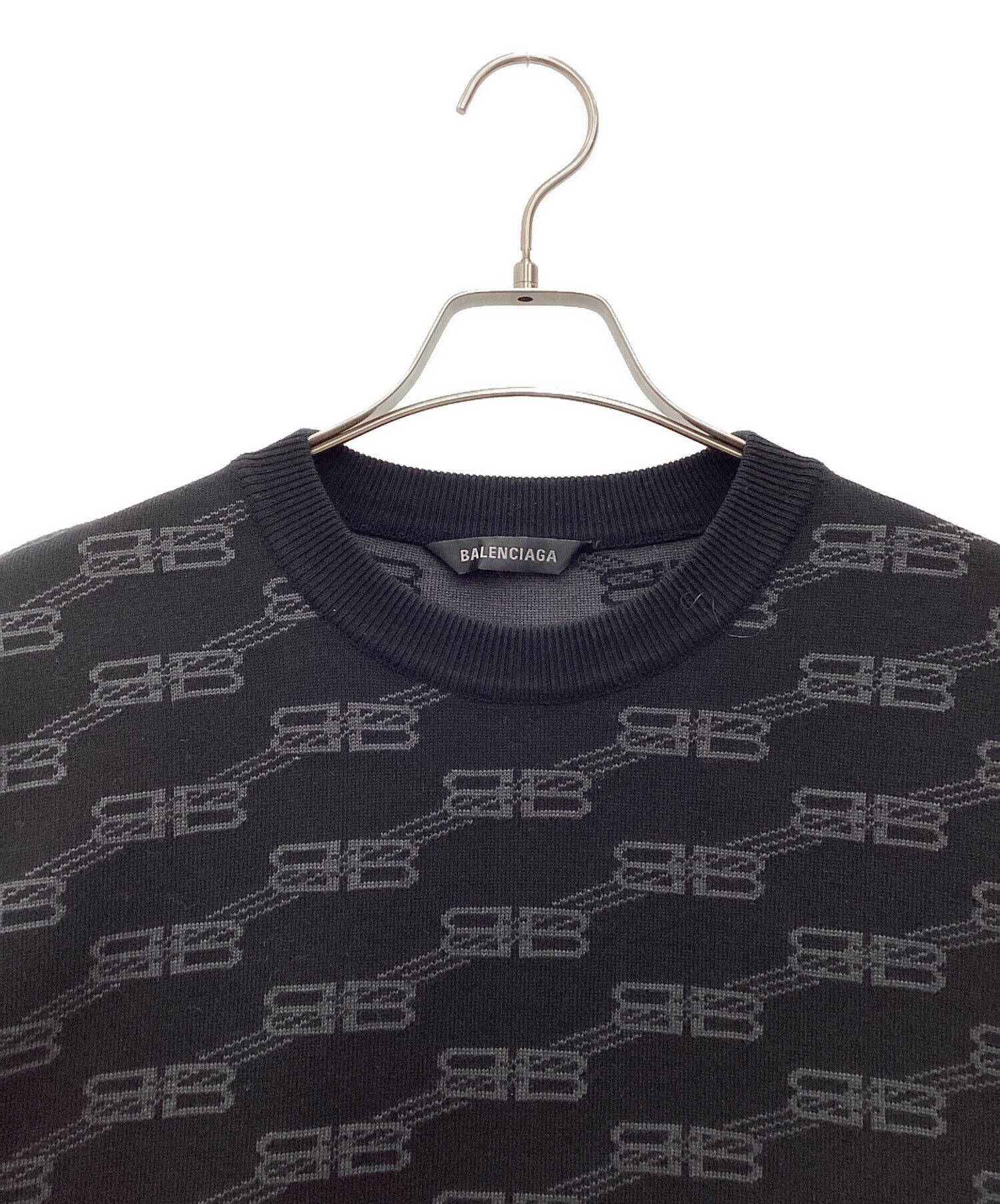 中古・古着通販】BALENCIAGA (バレンシアガ) BB Monogram Sweater Nero