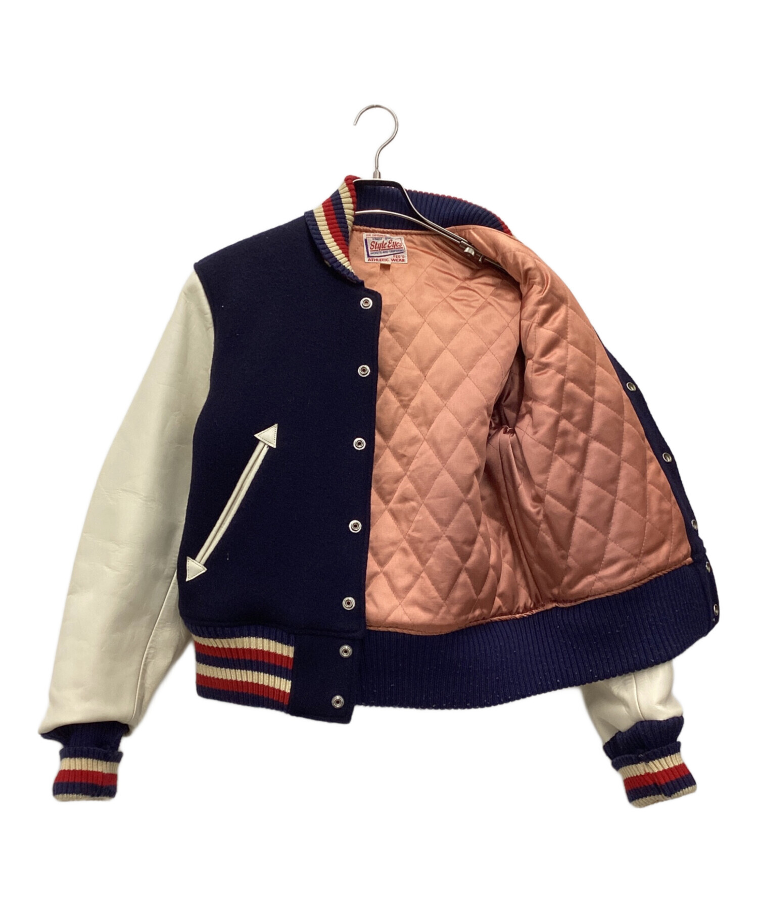 中古・古着通販】STYLE EYES (スタイルアイズ) スタジャン ネイビー