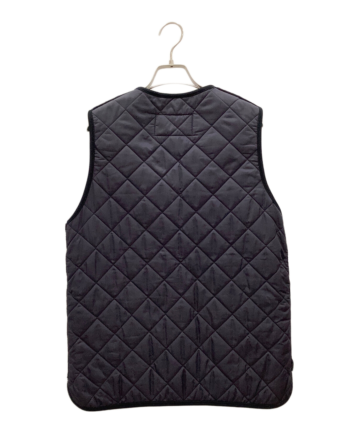 barbour リバーシブルキルティングベストネイビー 38 楽天市場