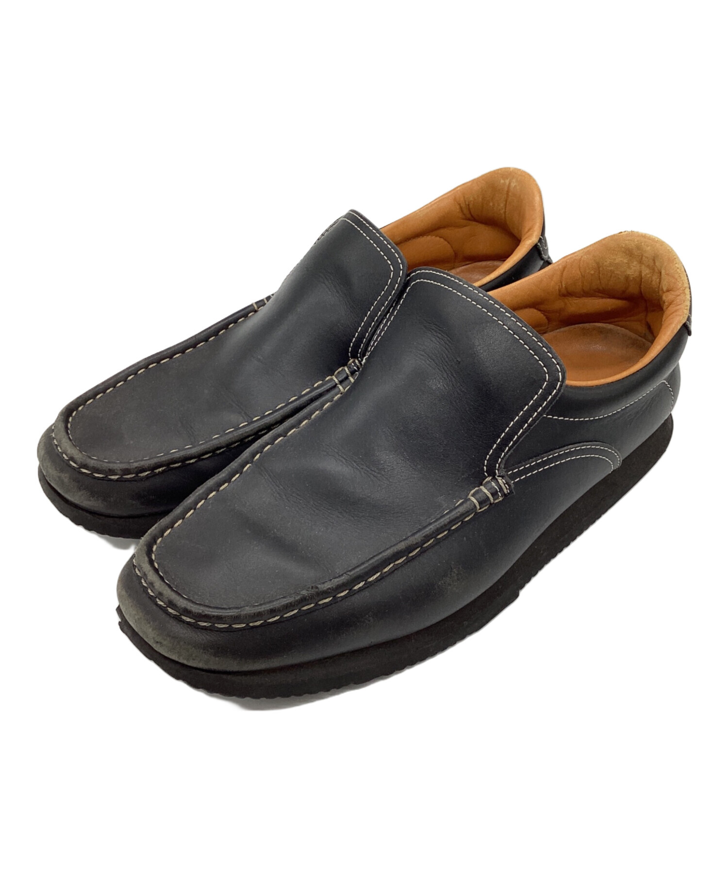 中古・古着通販】HERMES (エルメス) TURBO レザースリッポン ブラック