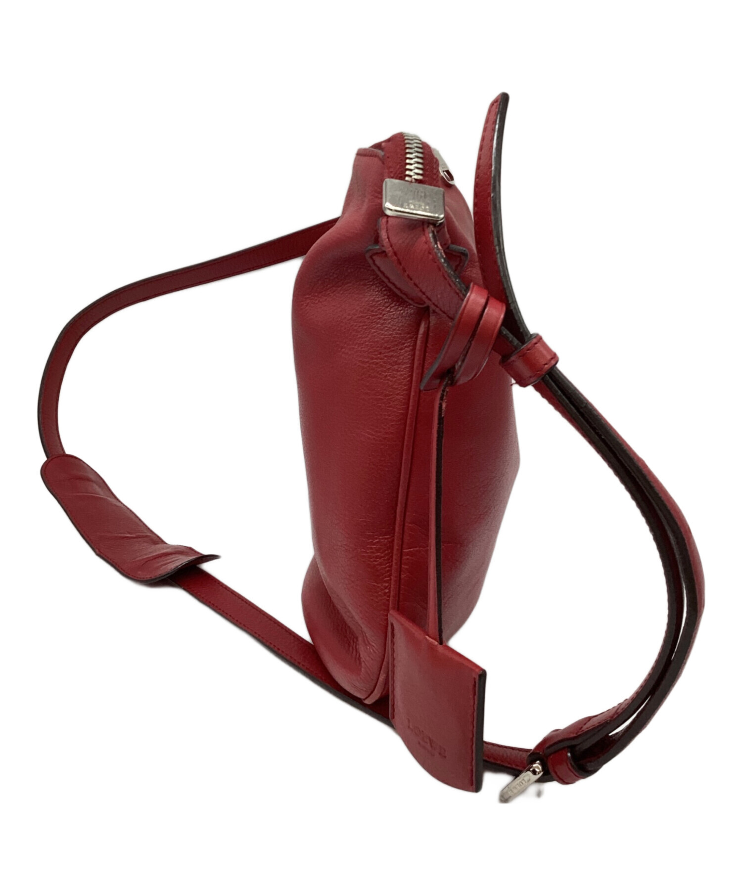 中古・古着通販】LOEWE (ロエベ) ショルダーバッグ レッド｜ブランド