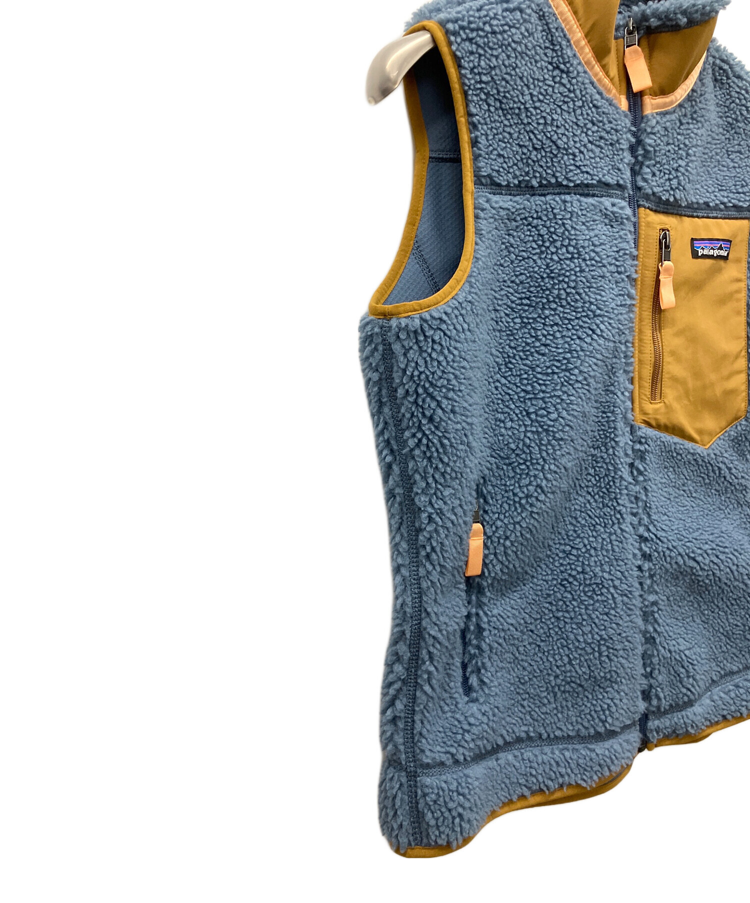 中古・古着通販】Patagonia (パタゴニア) ボアベスト ブルー×ベージュ