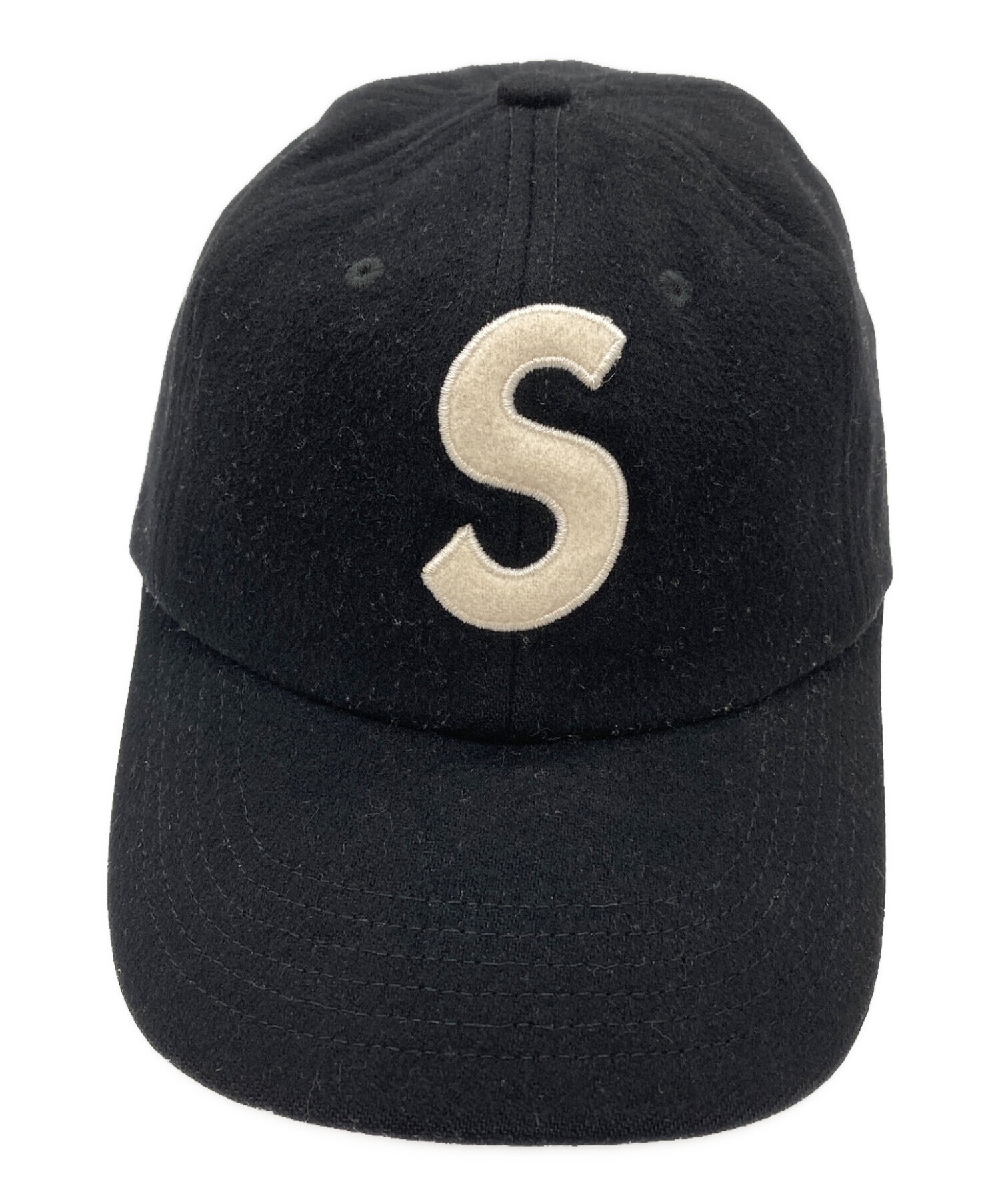 中古・古着通販】SUPREME (シュプリーム) Sロゴ キャップ ブラック