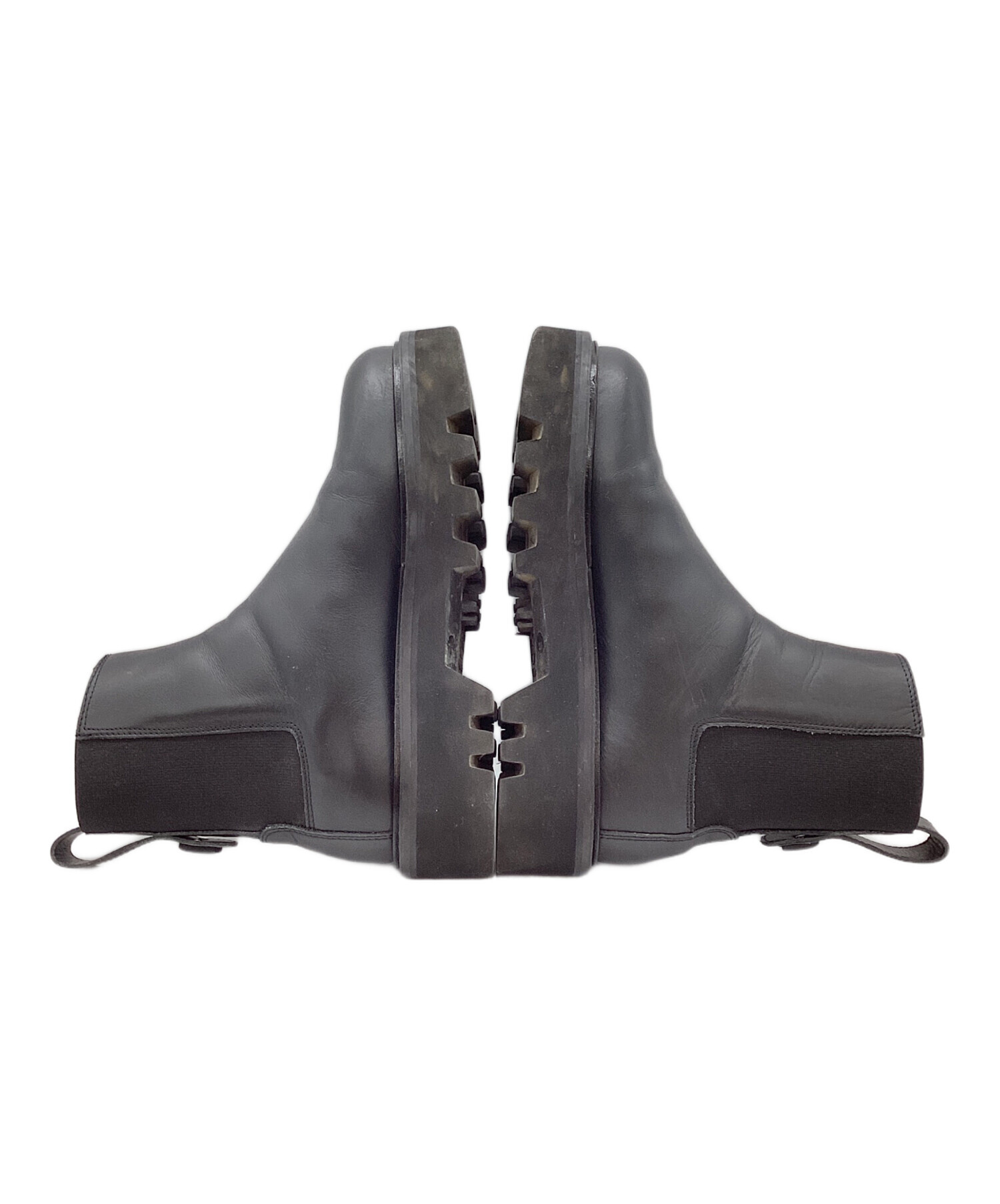 中古・古着通販】FURLA (フルラ) サイドゴアブーツ ブラック サイズ