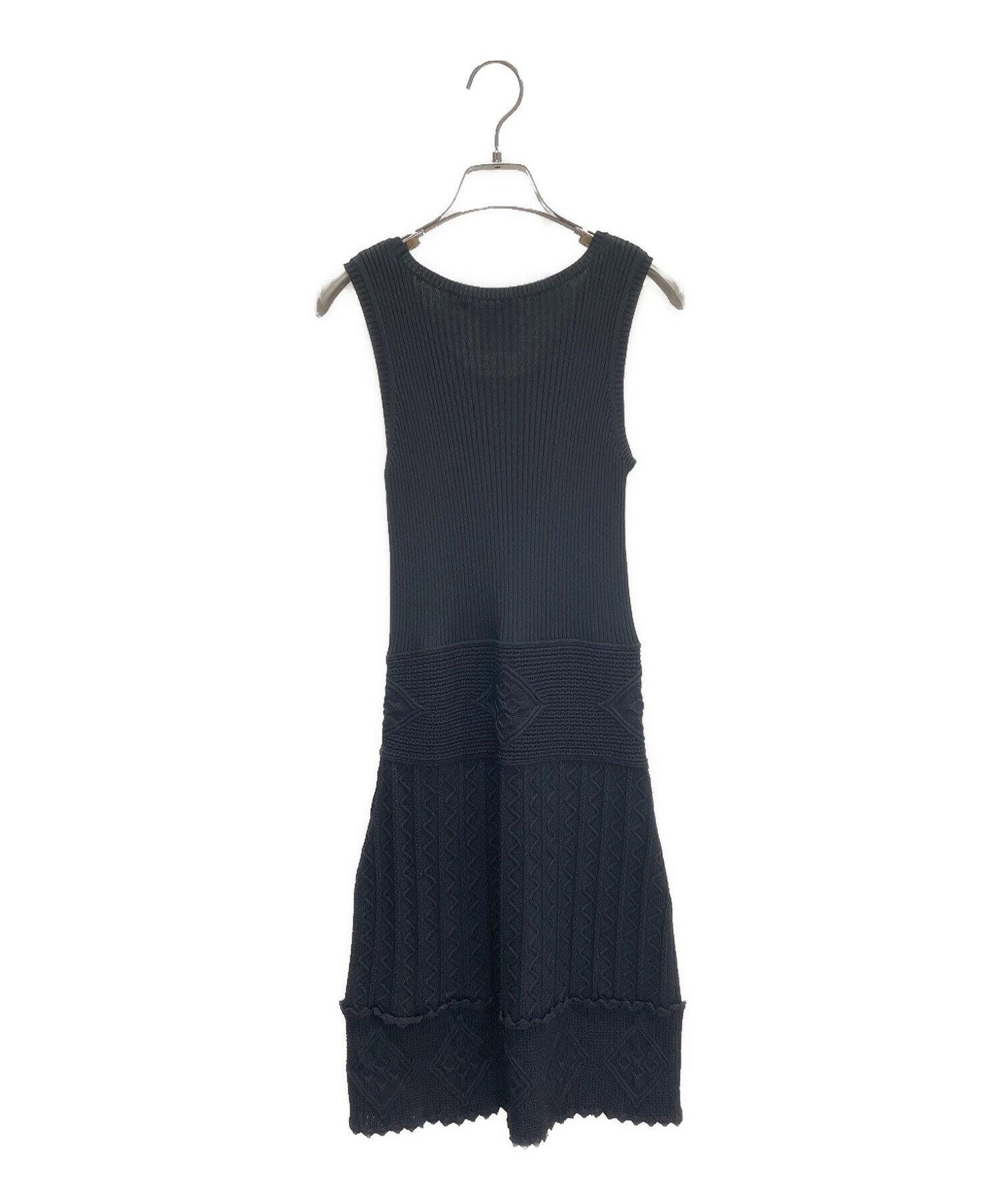 中古・古着通販】CHANEL (シャネル) ノースリーブニットワンピース