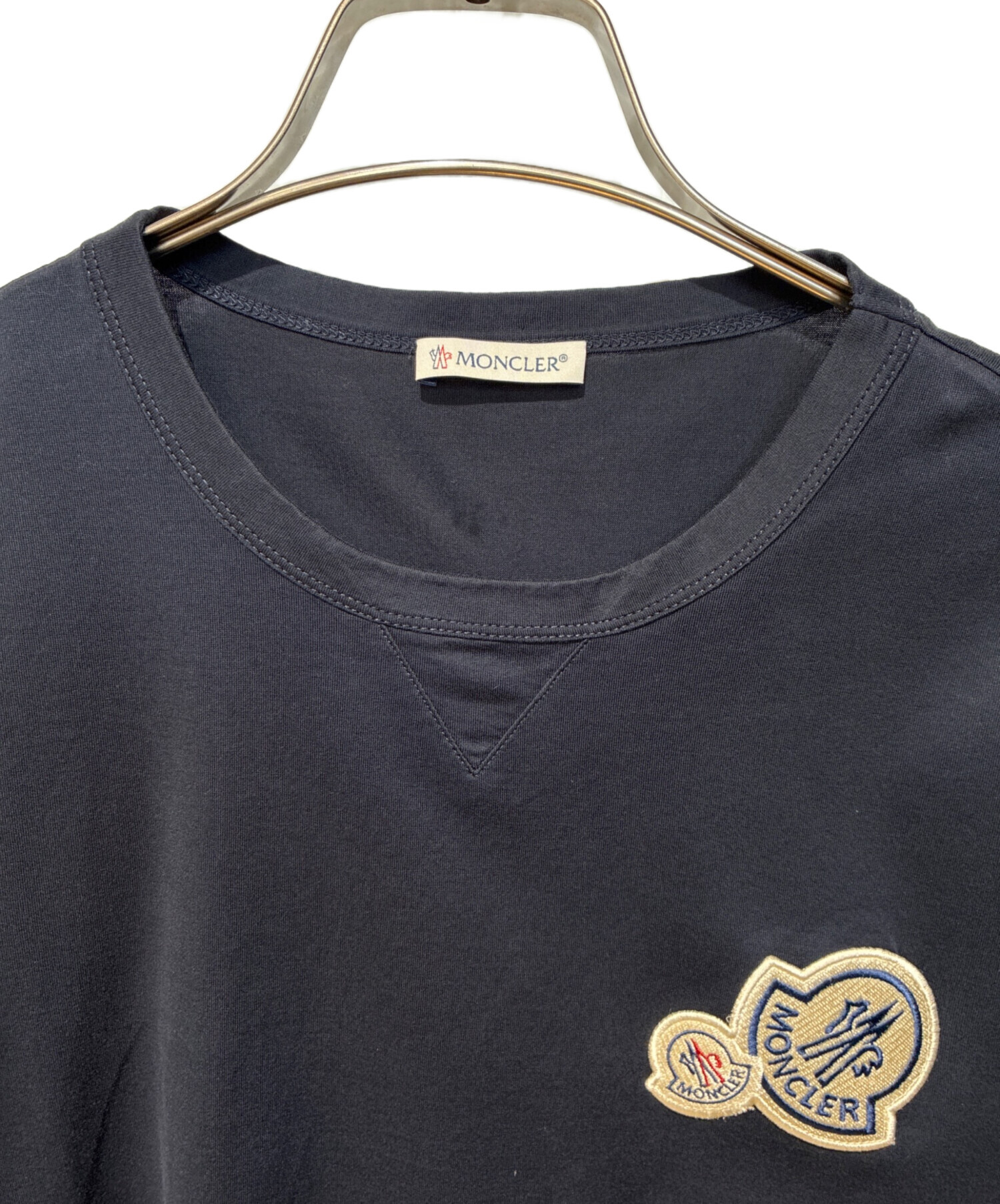 中古・古着通販】MONCLER (モンクレール) MAGLIA T-SHIRT ネイビー