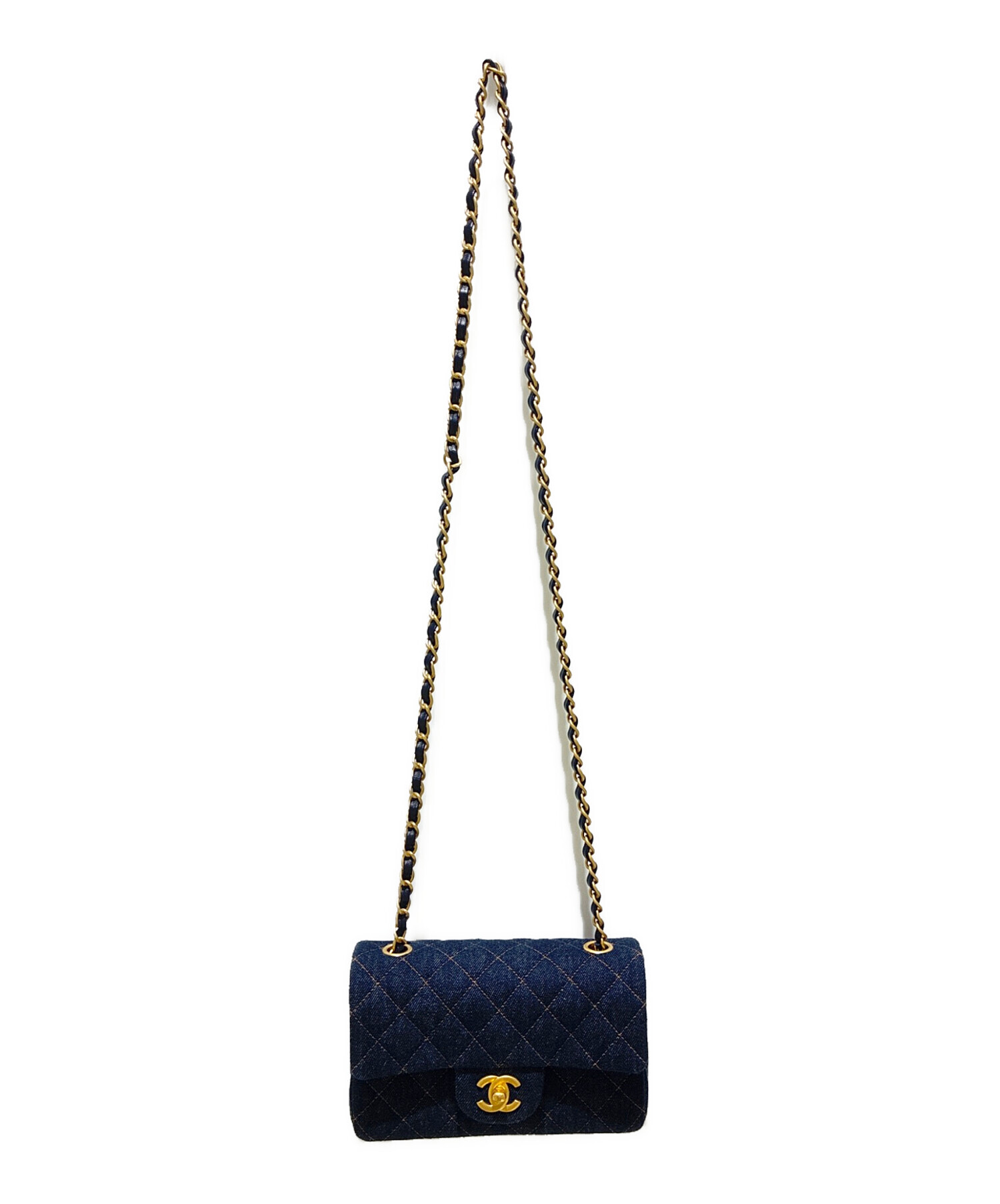 中古・古着通販】CHANEL (シャネル) デニムマトラッセチェーン