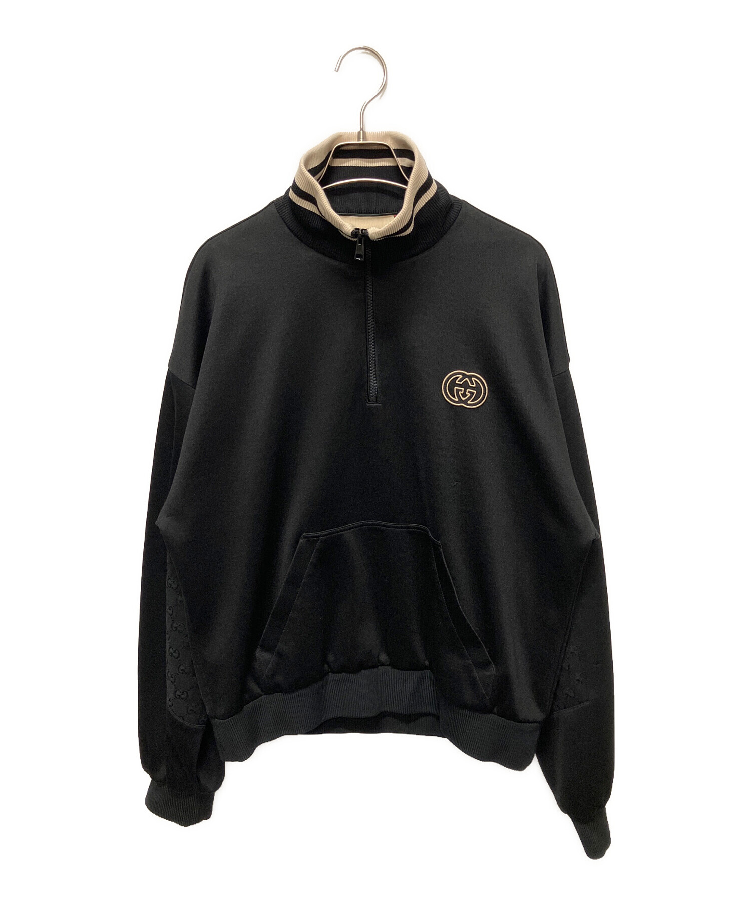 中古・古着通販】GUCCI (グッチ) テクニカルジャージーハーフジップ