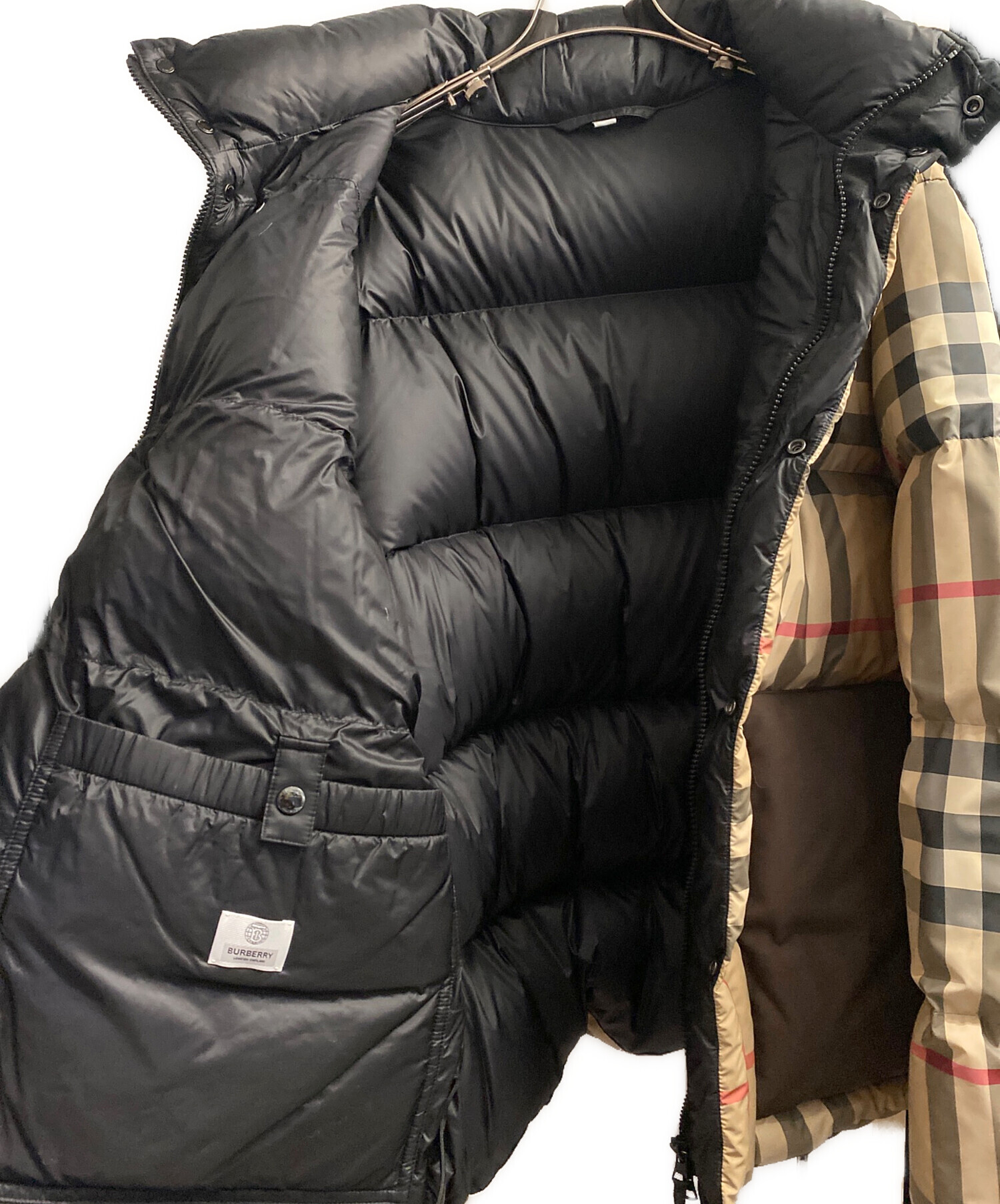 中古・古着通販】BURBERRY (バーバリー) ノバチェックダウンジャケット