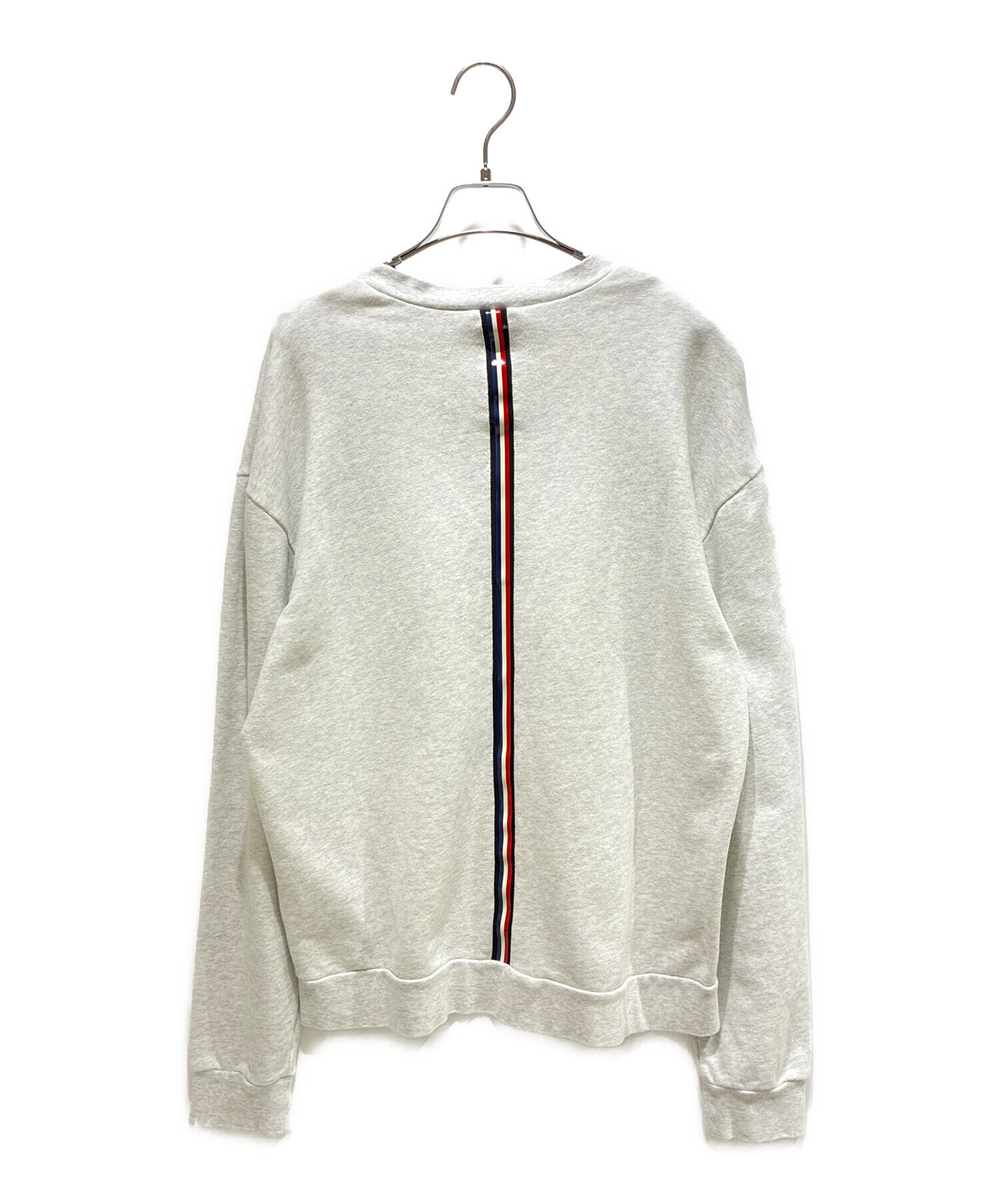 中古・古着通販】MONCLER (モンクレール) ロゴスウェット グレー