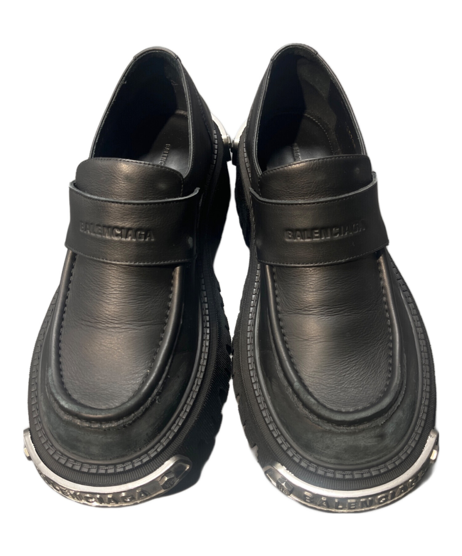 中古・古着通販】BALENCIAGA (バレンシアガ) TRACTOR LOAFER HARDCROCS