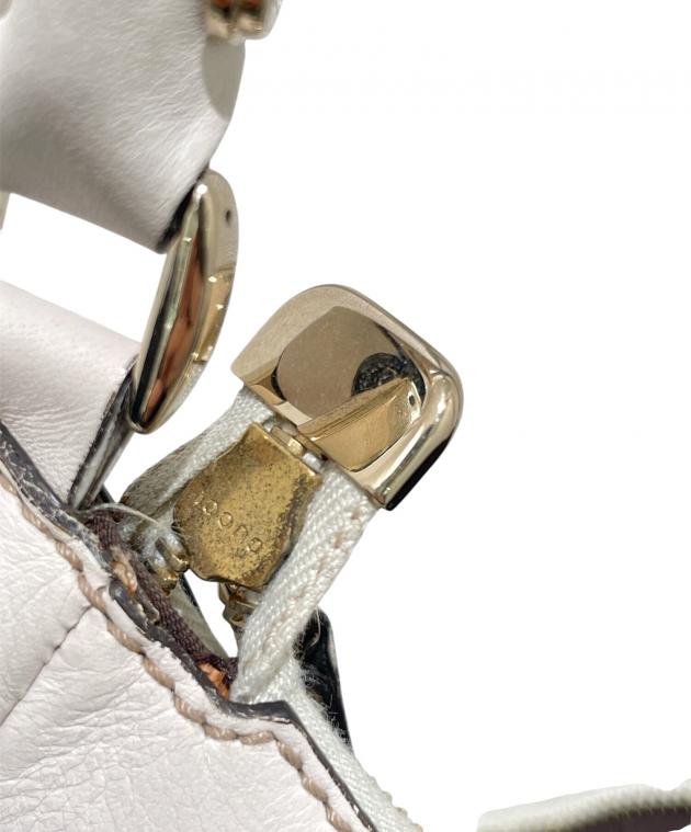 中古・古着通販】GUCCI (グッチ) アビー GGキャンバスレザー ワン