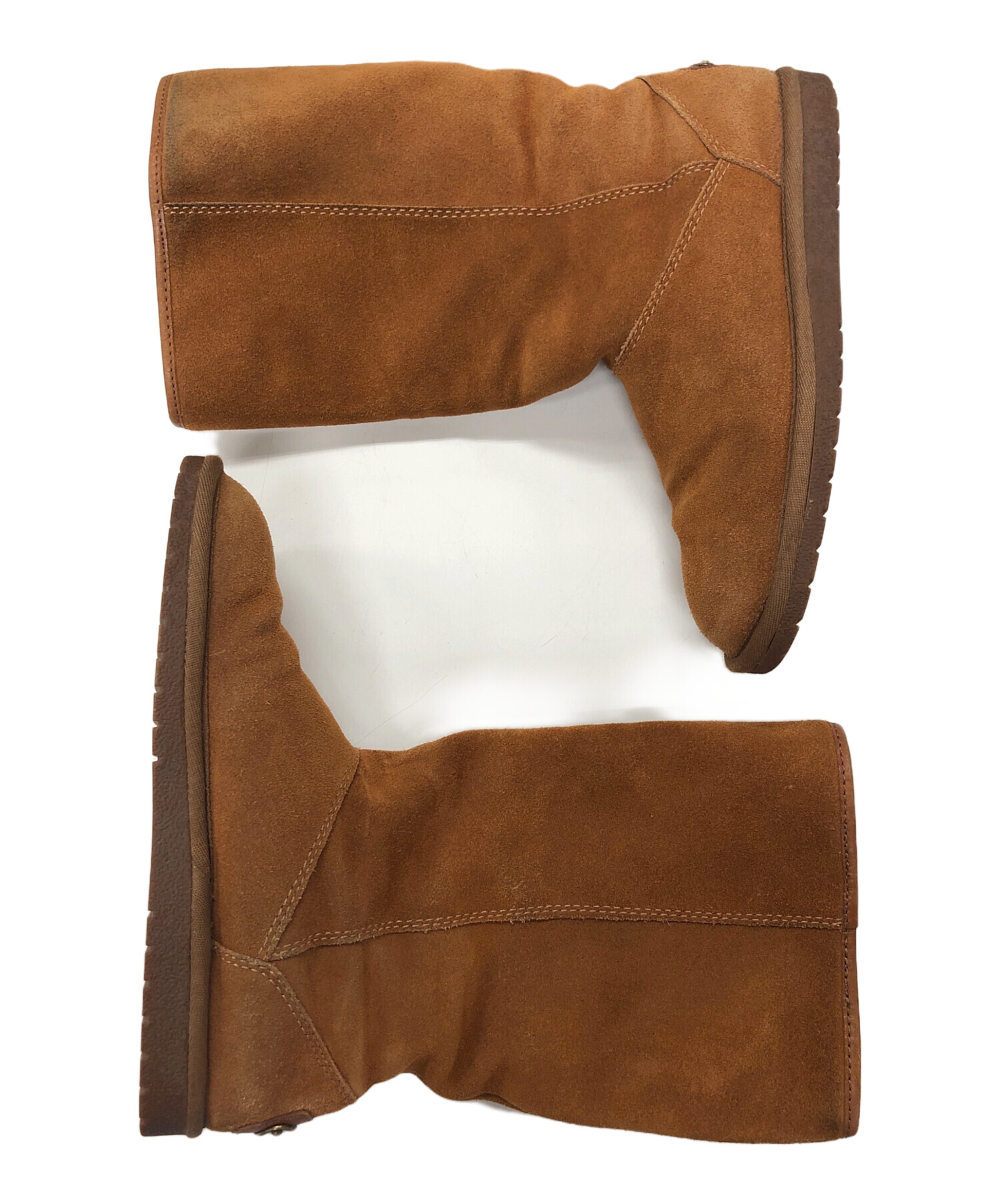 中古・古着通販】COACH (コーチ) ムートンブーツ ブラウン サイズ:23.5