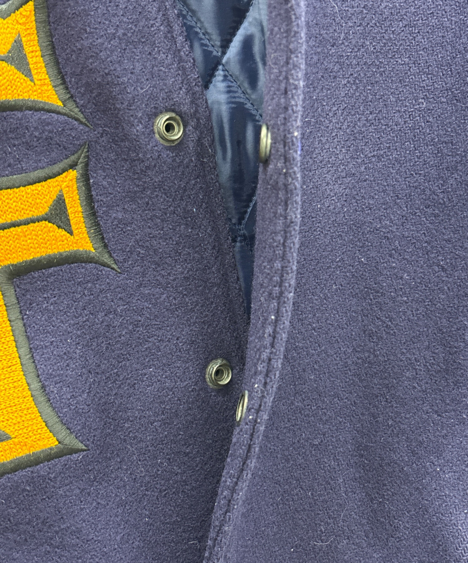 中古・古着通販】NEIGHBORHOOD (ネイバーフッド) スタジャン ネイビー