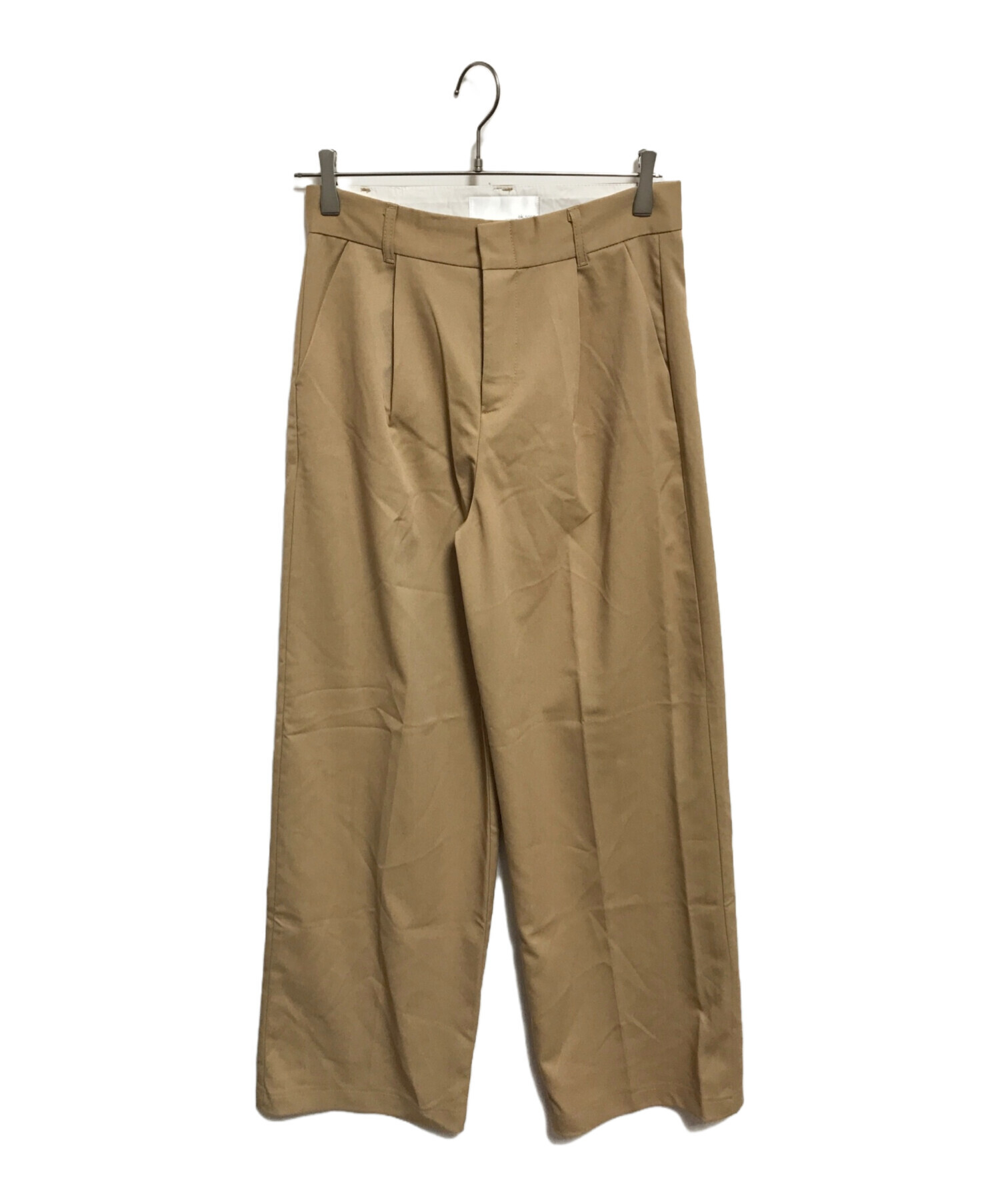 中古・古着通販】ok.soon (オクスン) ワイドパンツ ベージュ サイズ