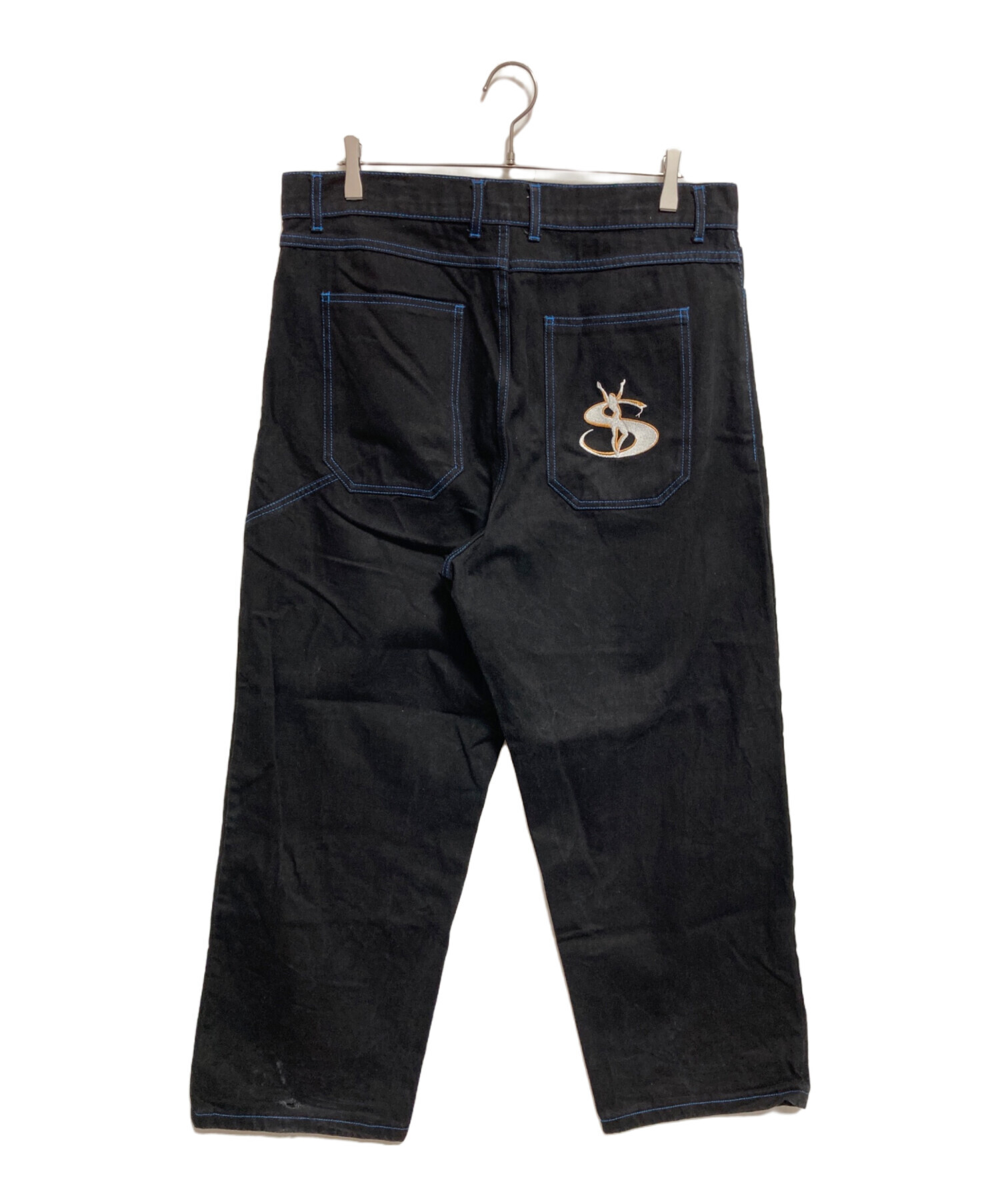 中古・古着通販】yardsale (ヤードセール) デニムパンツ ブラック