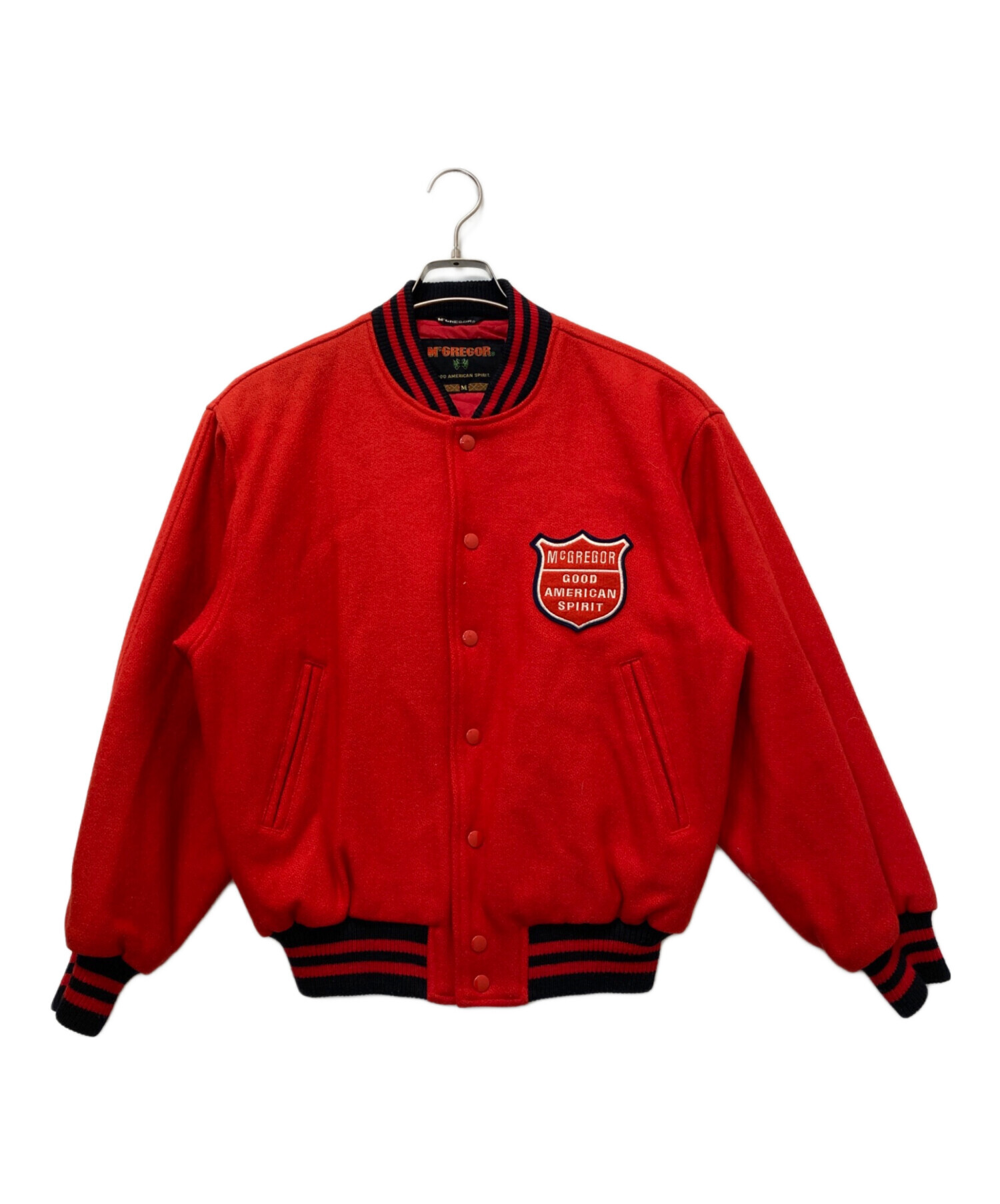 中古・古着通販】MacGREGOR (マクレガー) スタジャン レッド サイズ:M