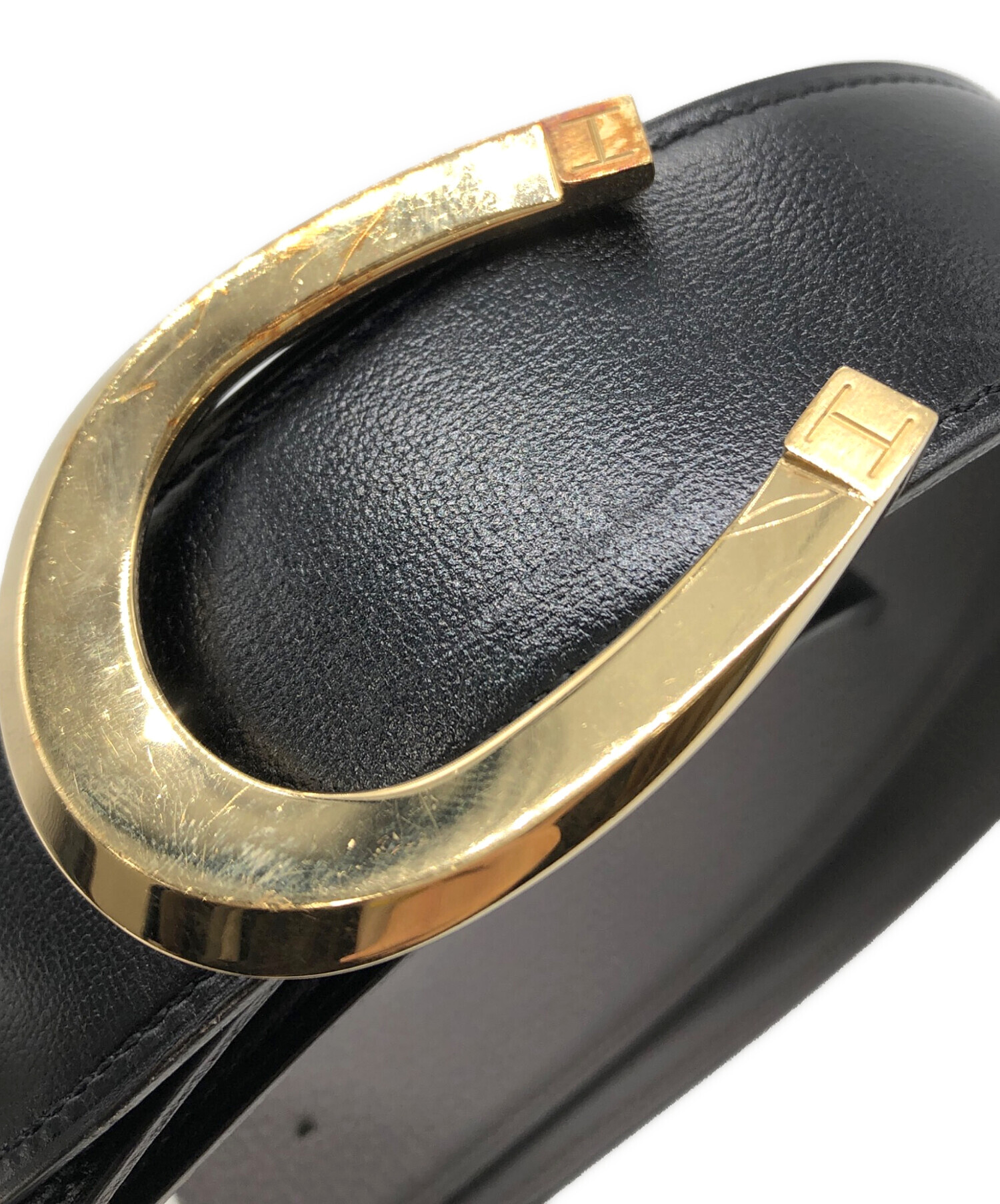 中古・古着通販】HERMES (エルメス) リバーシブルホースシューバックル