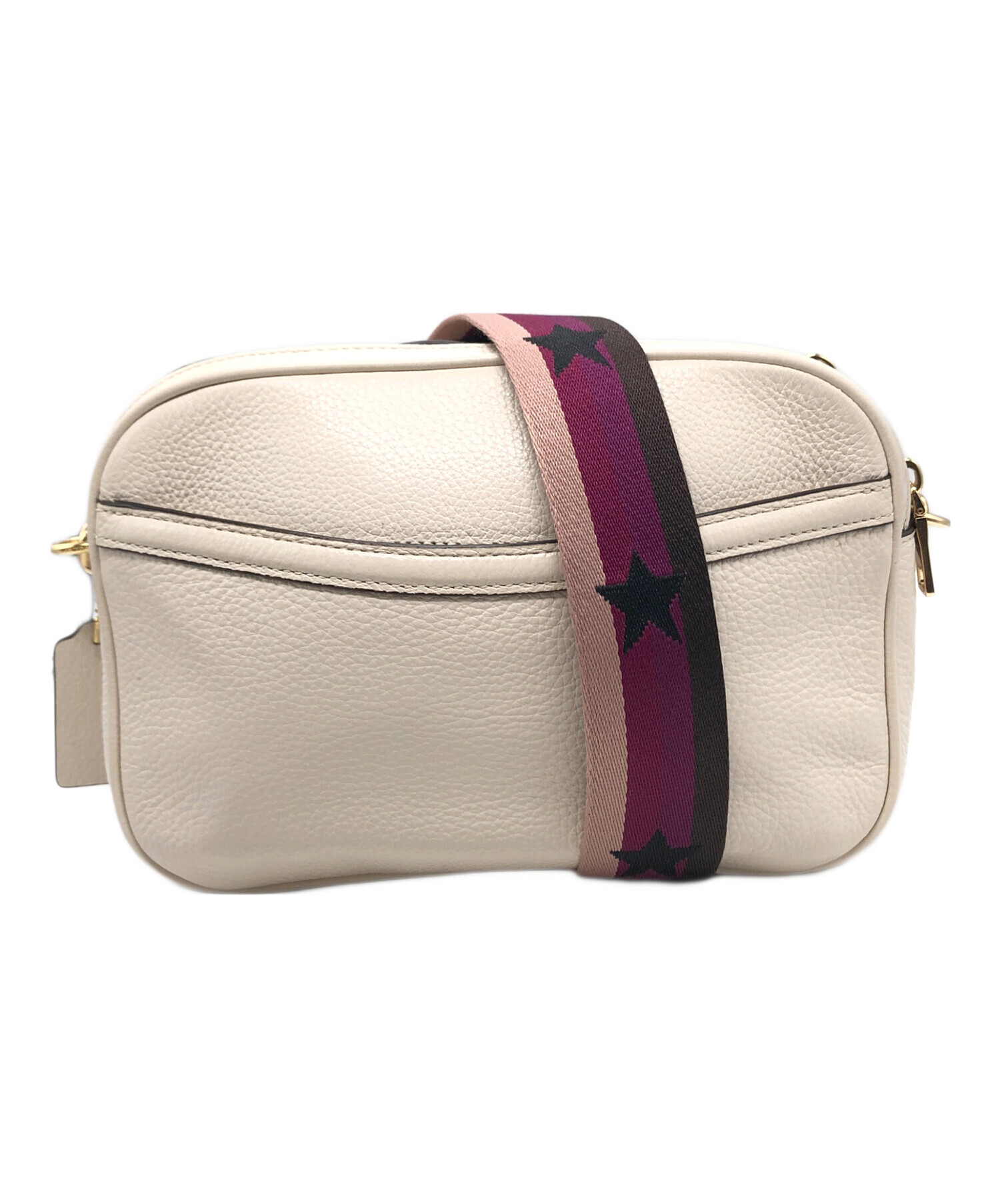 中古・古着通販】COACH (コーチ) 馬車ロゴクロスボディバッグ ホワイト