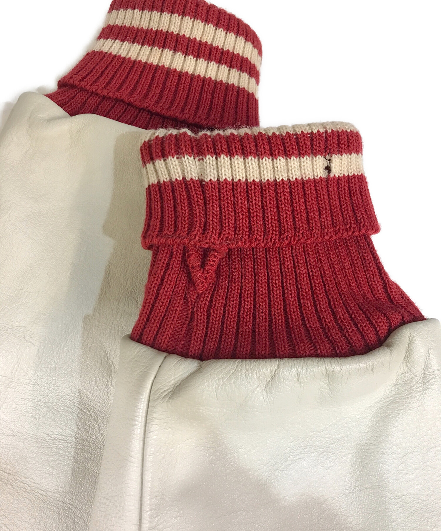 中古・古着通販】Golden Bear (ゴールデンベア) スタジャン 70-80s 白