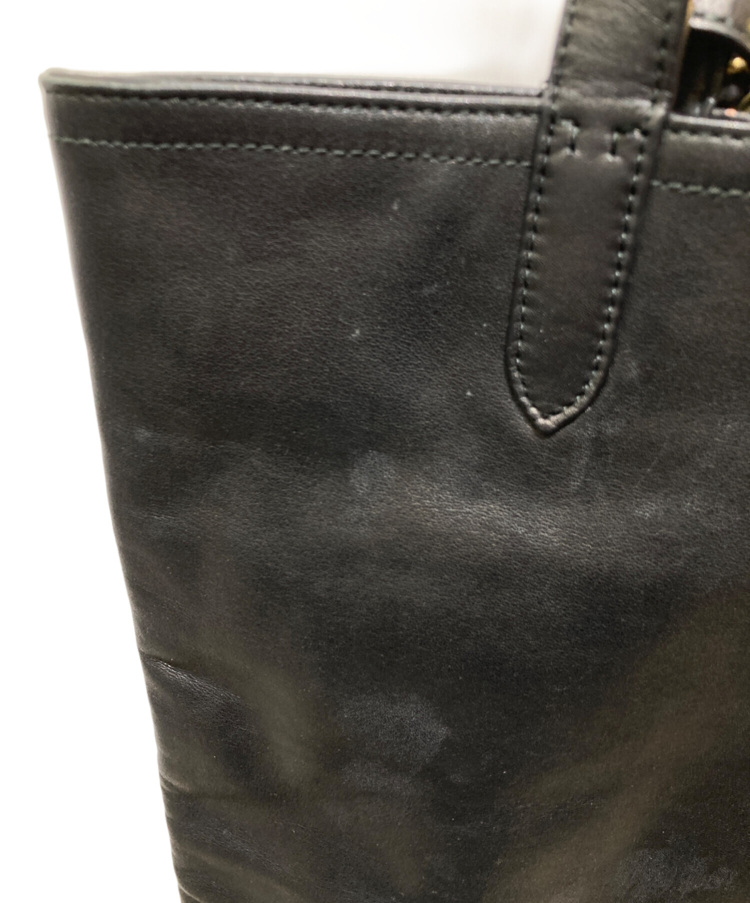 中古・古着通販】RALPH LAUREN (ラルフローレン) レザートートバッグ