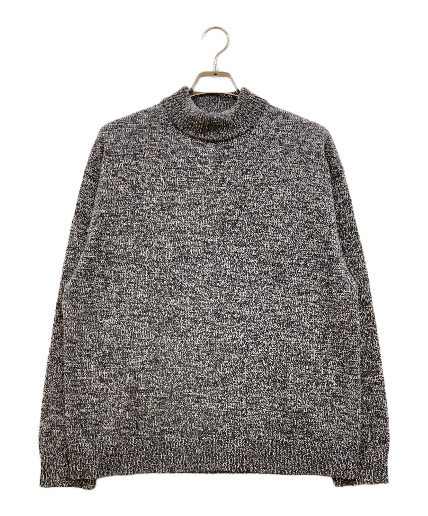 中古・古着通販】ATON (エイトン) BABY WOOL MOULINE/モックネック