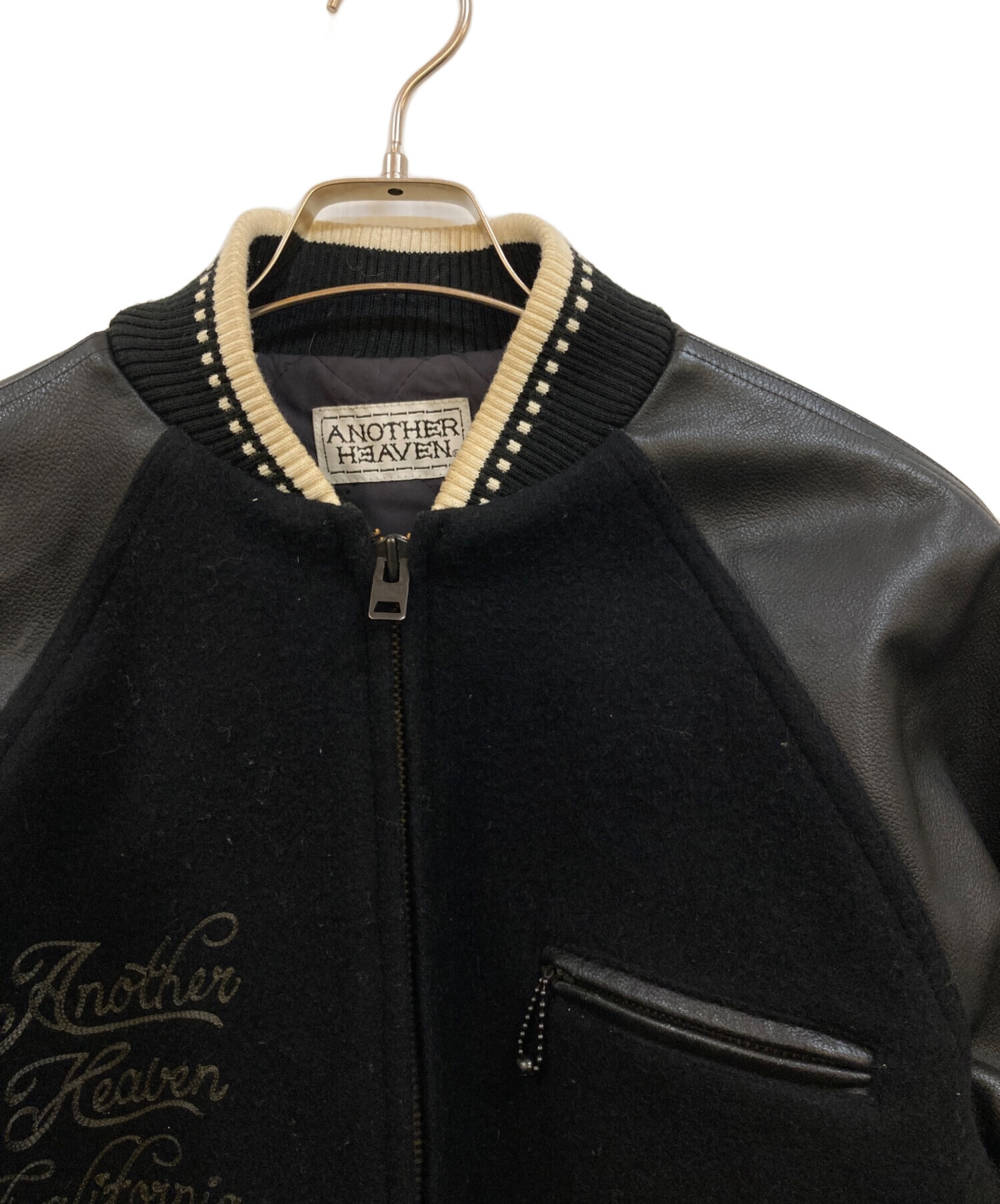 中古・古着通販】ANOTHER HEAVEN (アナザーヘブン) レザー切替メルトン