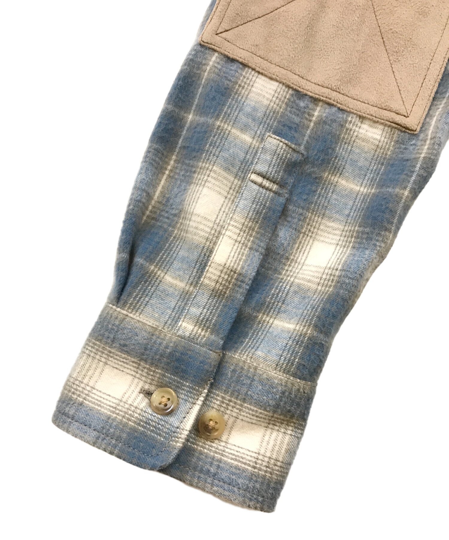 中古・古着通販】PABLO VINCI (パブロビンチ) Ombre check zip shirt