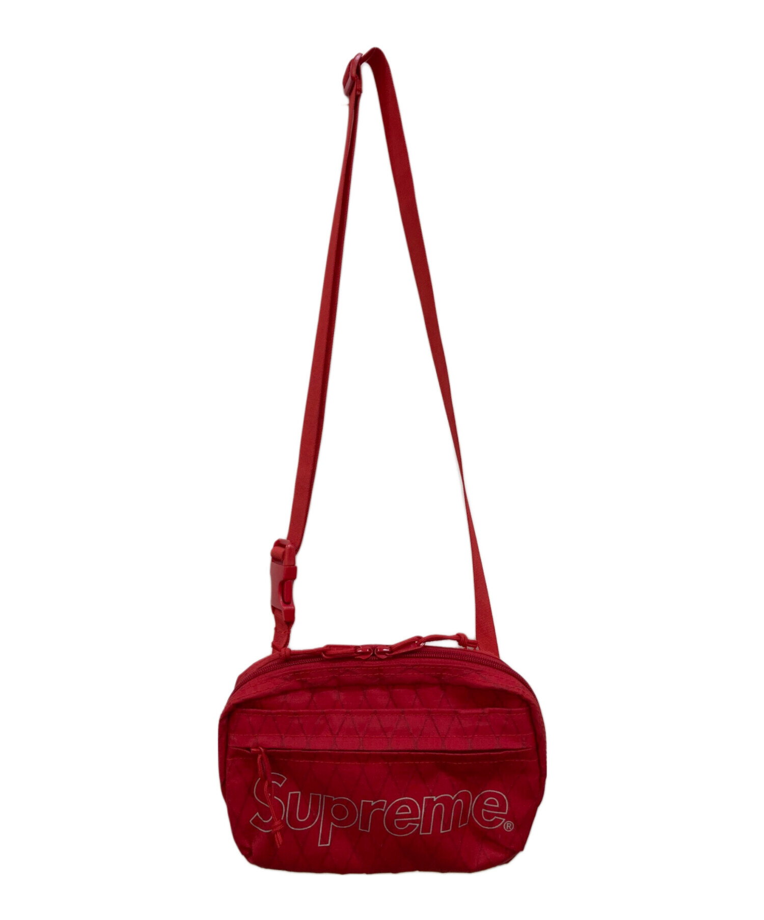 中古・古着通販】SUPREME (シュプリーム) ショルダーバッグ レッド