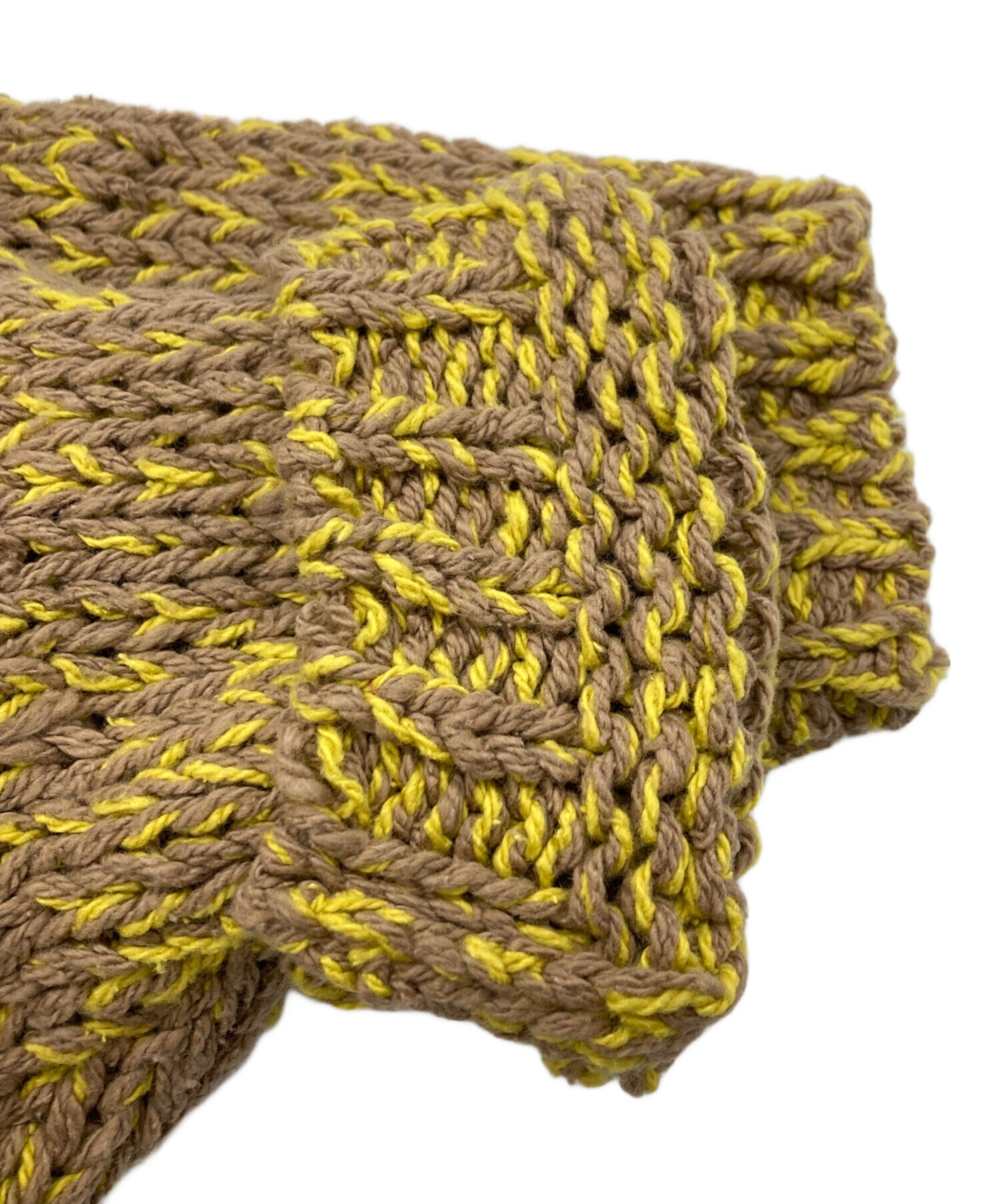 中古・古着通販】YOKE (ヨーク) INTARSIA CREWNECK SWEATER イエロー