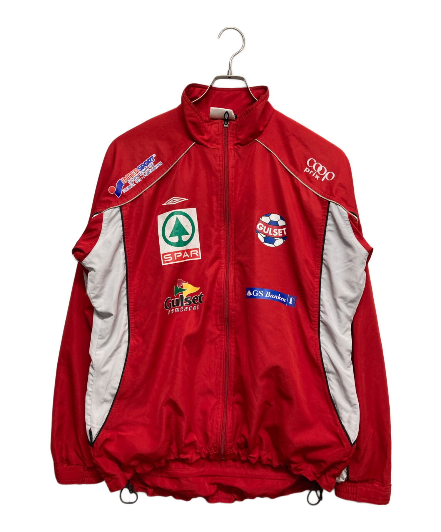 中古・古着通販】UMBRO (アンブロ) ナイロンジャケット レッド サイズ