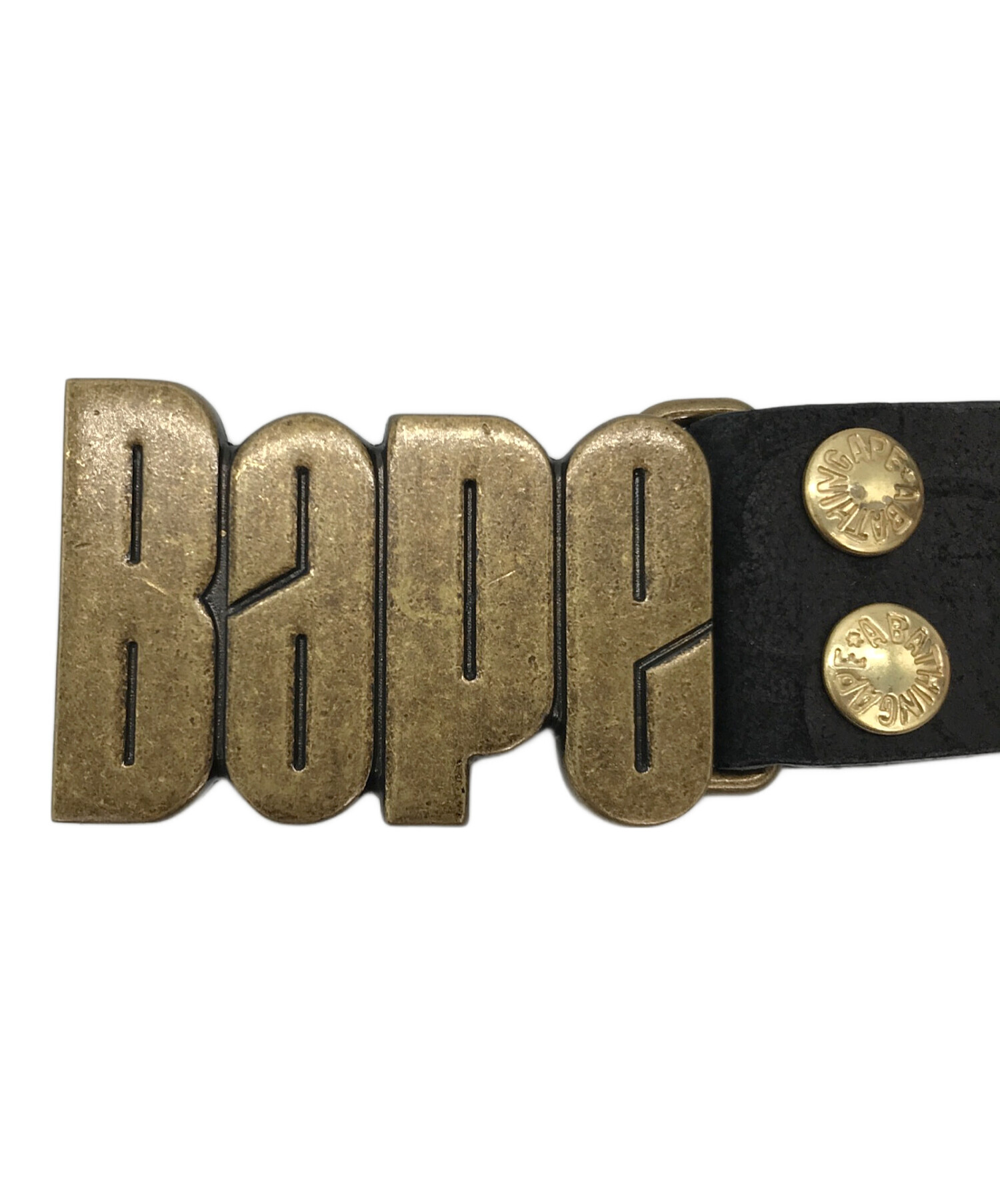 中古・古着通販】A BATHING APE (アベイシングエイプ) カウレザー